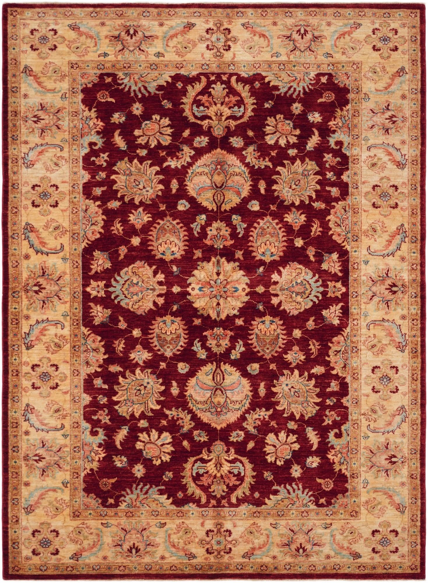 5' 8 x 7' 9 Hand Knotted Ziegler Rug