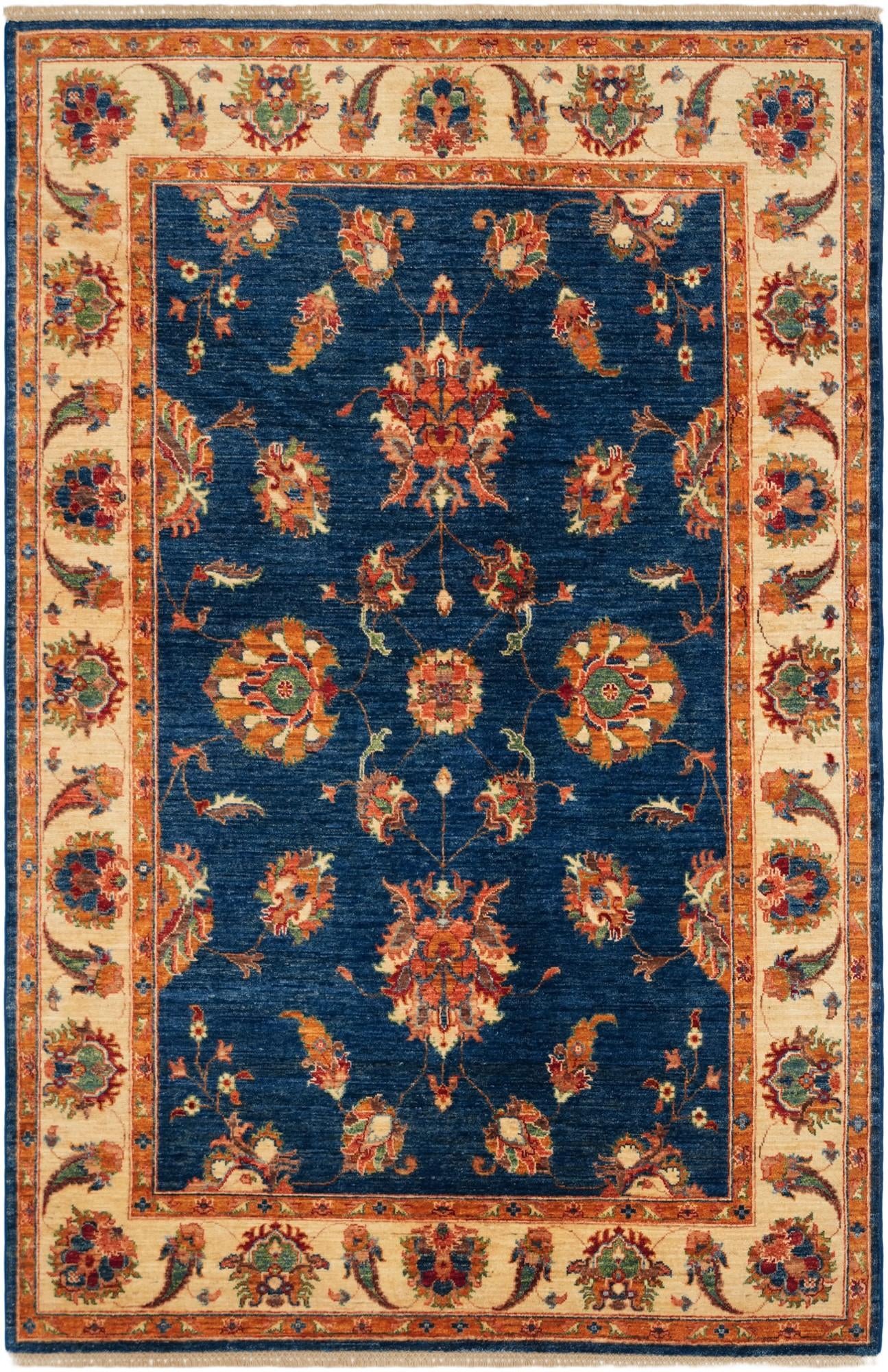4' 9 x 7' 5 Hand Knotted Ziegler Rug