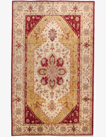 6' 7 x 10' 7 Hand Knotted Ziegler Rug