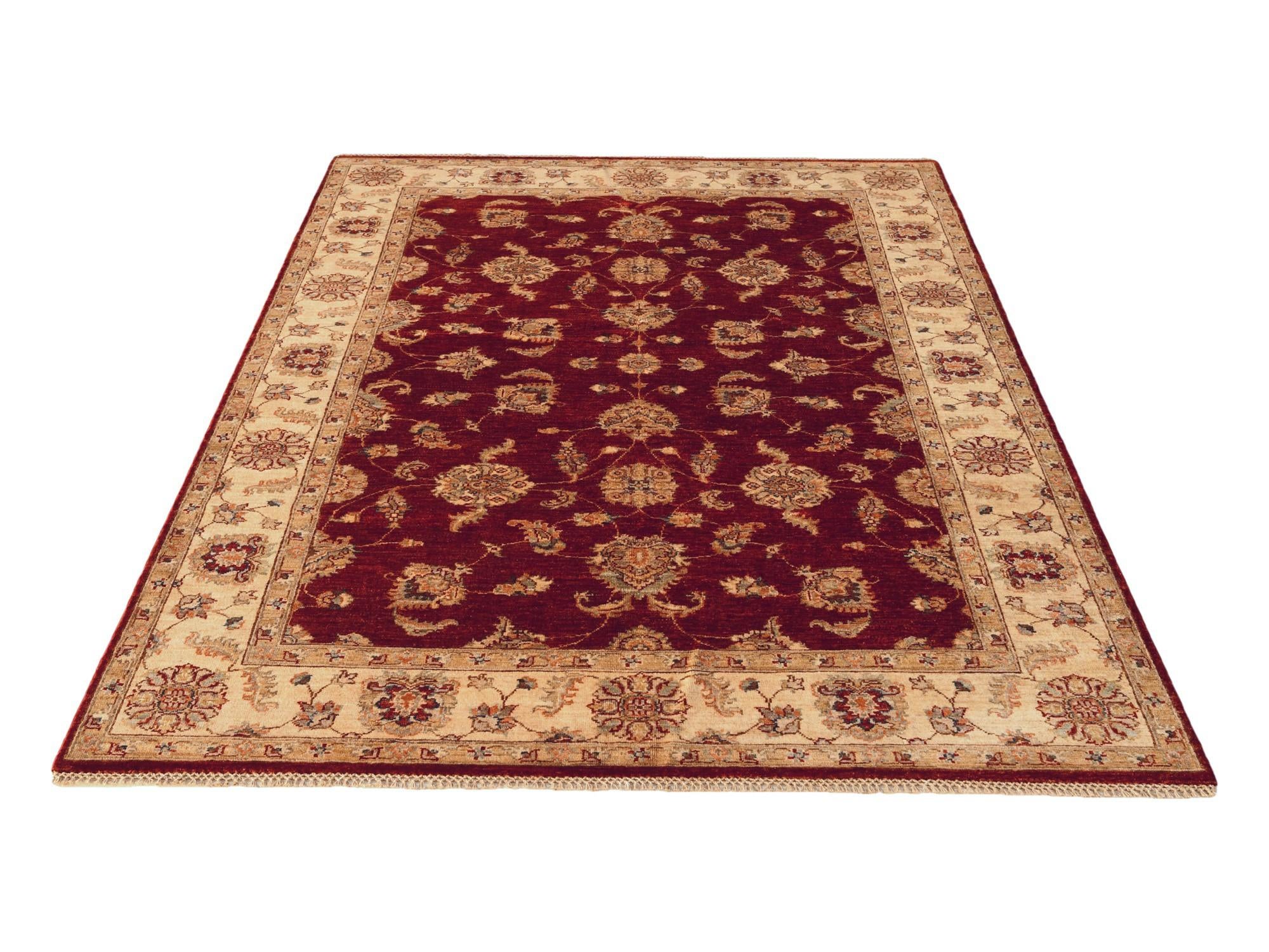 5' 10 x 7' 10 Hand Knotted Ziegler Rug