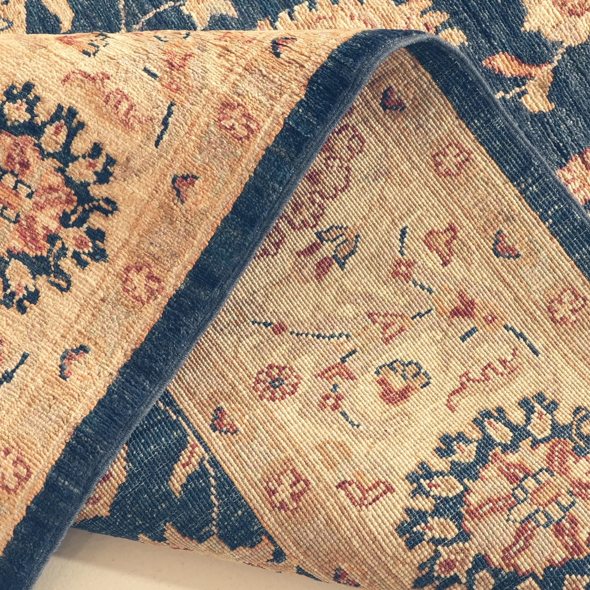 165cm x 235cm Hand Knotted Ziegler Rug