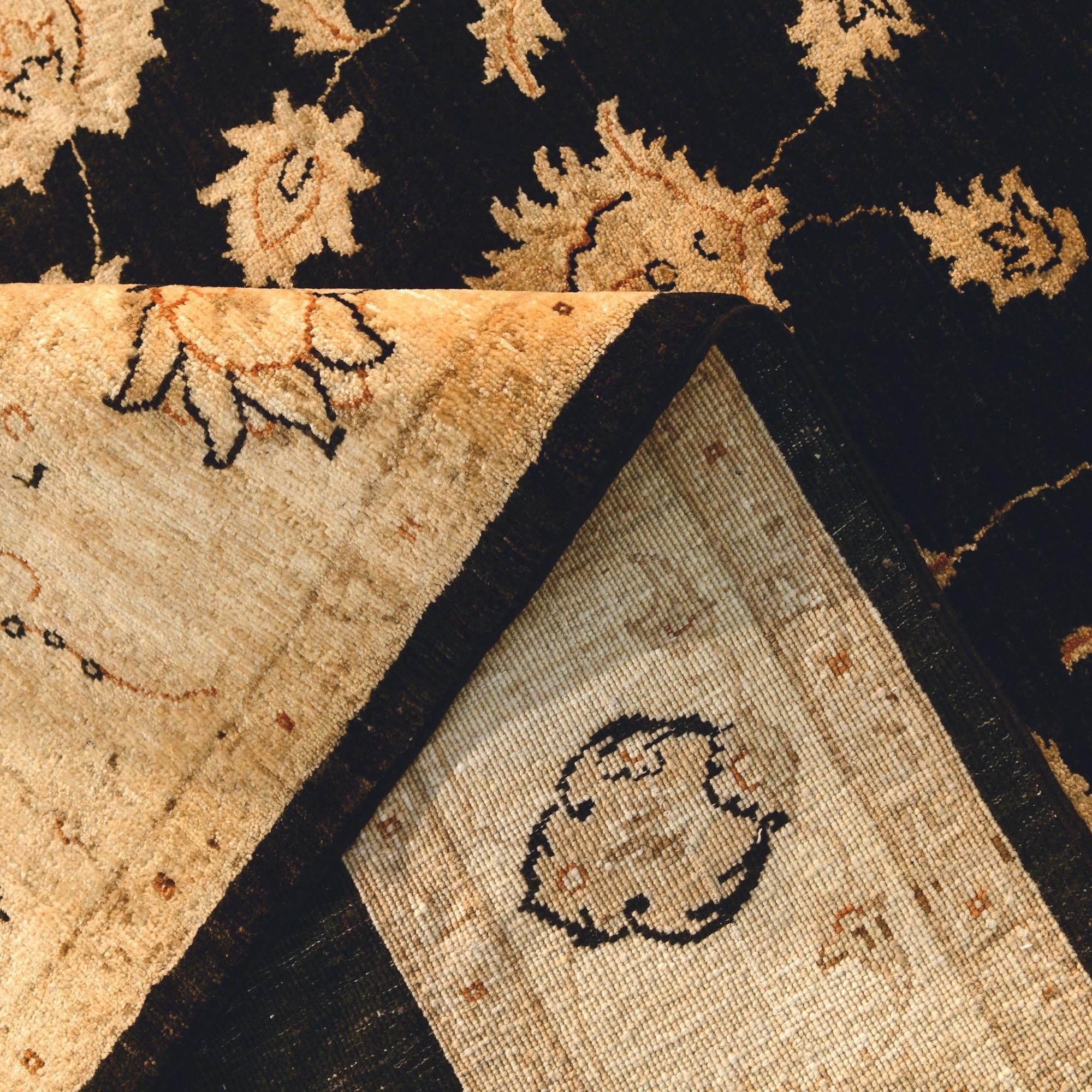 5' 7 x 9' 6 Hand Knotted Ziegler Rug