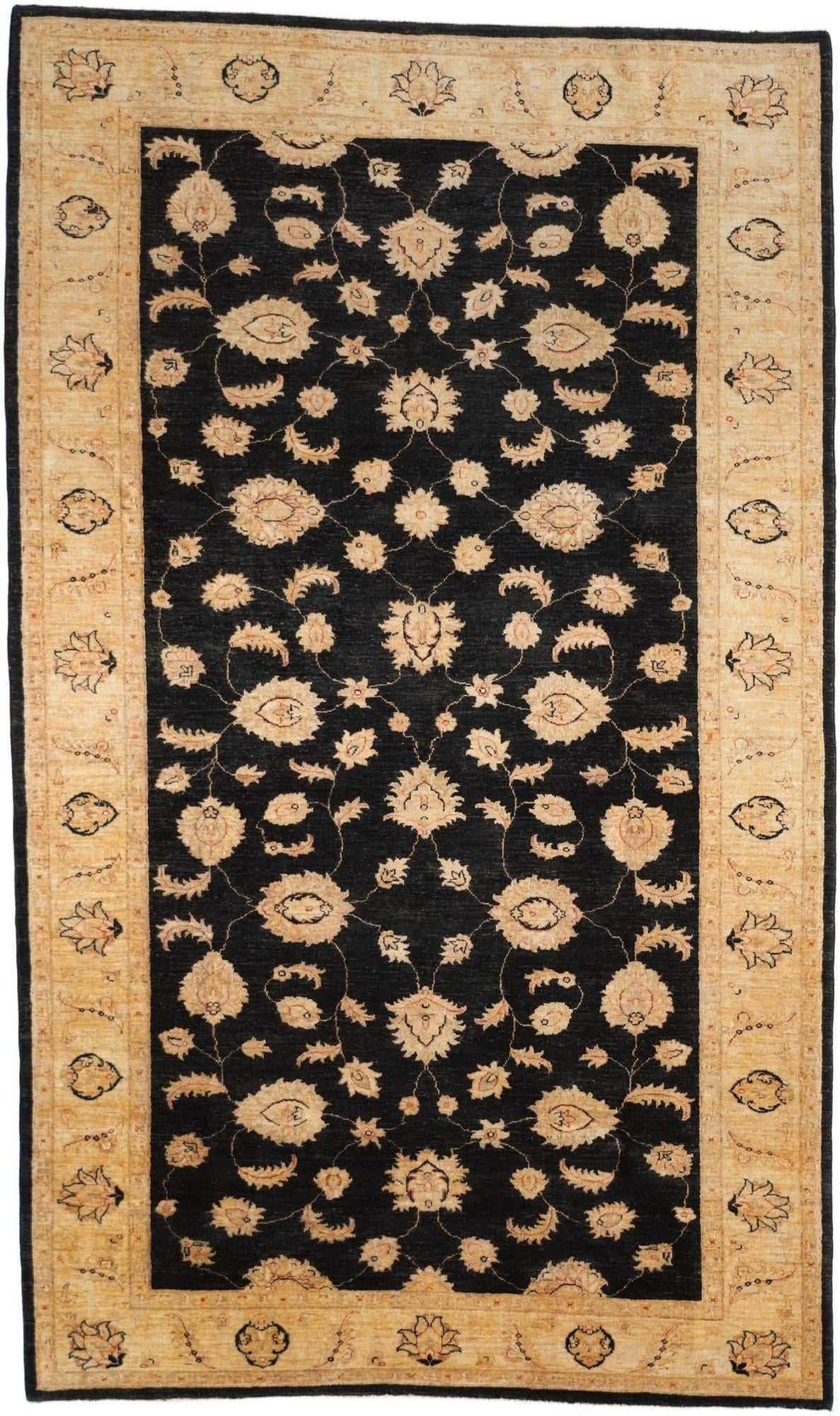 5' 7 x 9' 6 Hand Knotted Ziegler Rug