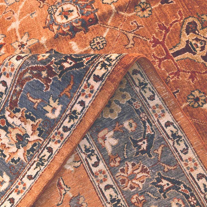 6' 6 x 8' 3 Hand Knotted Ziegler Rug