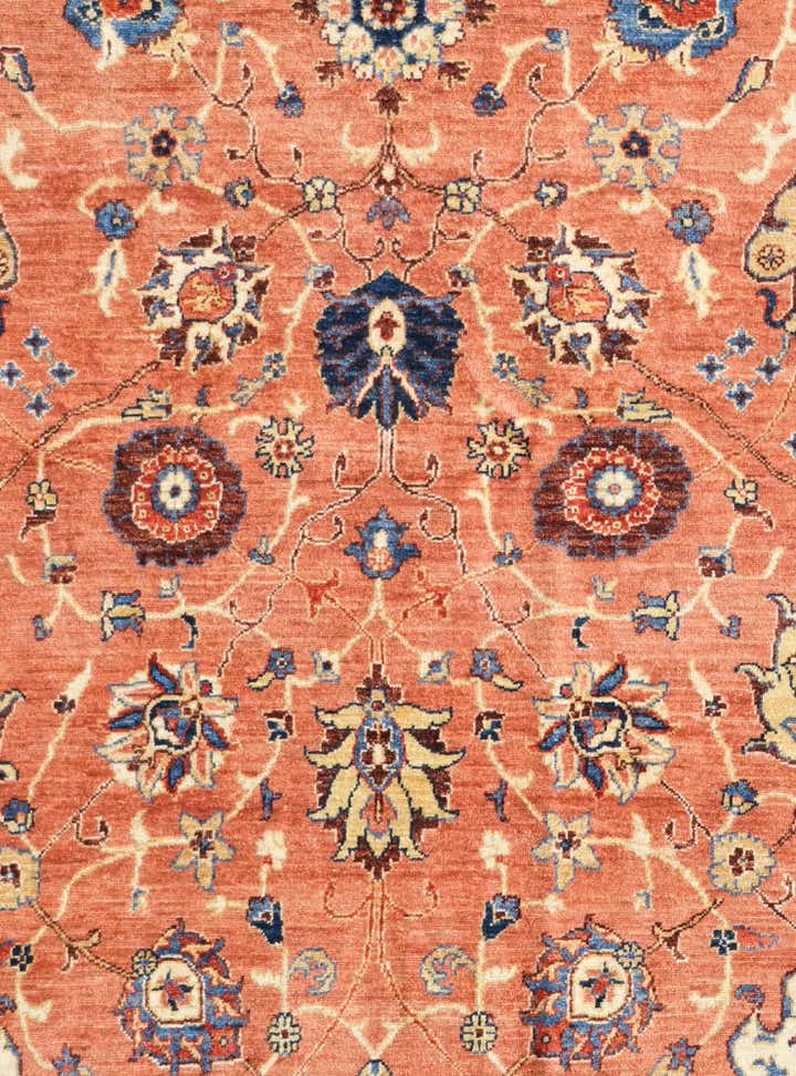 6' 6 x 8' 3 Hand Knotted Ziegler Rug