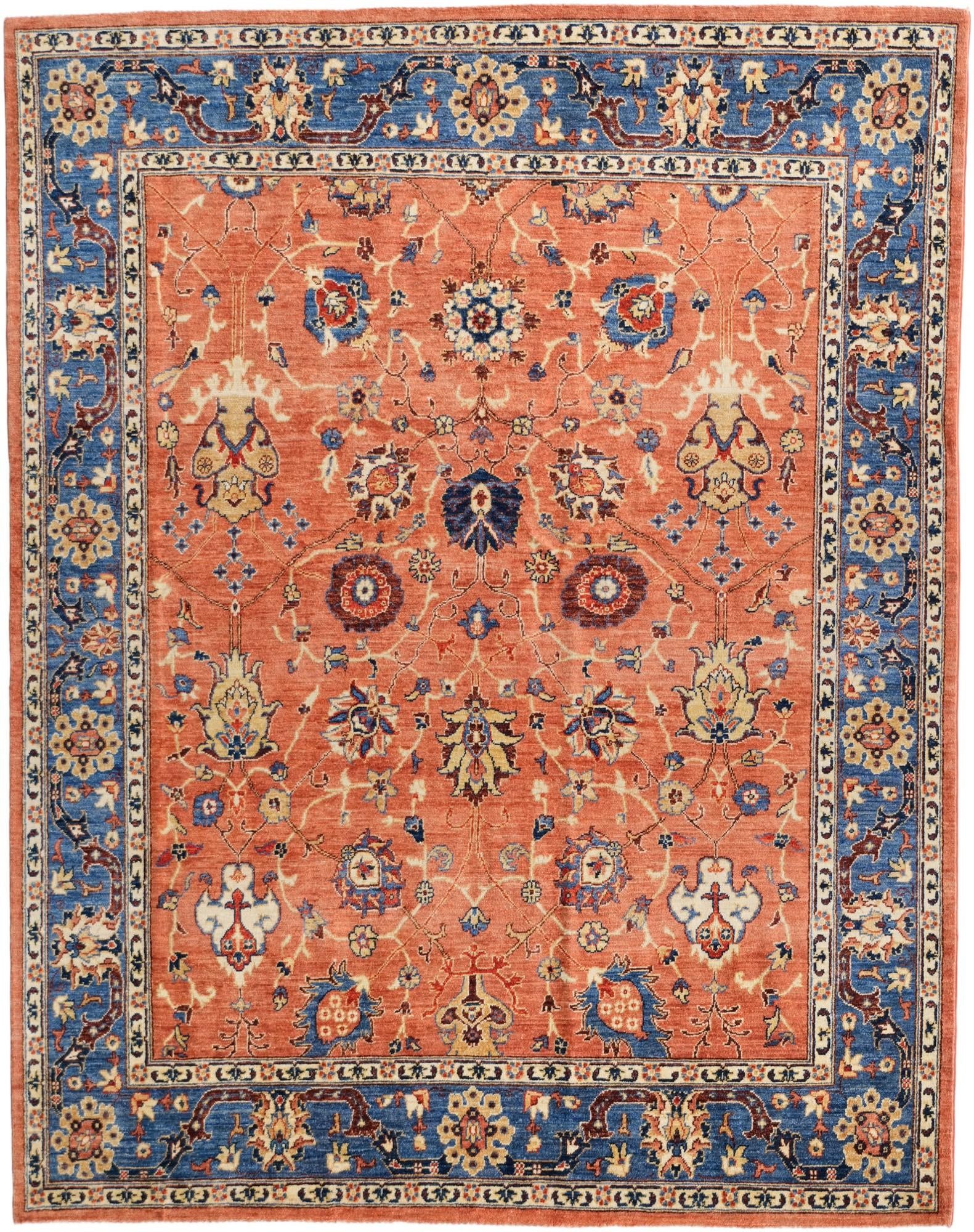 6' 6 x 8' 3 Hand Knotted Ziegler Rug