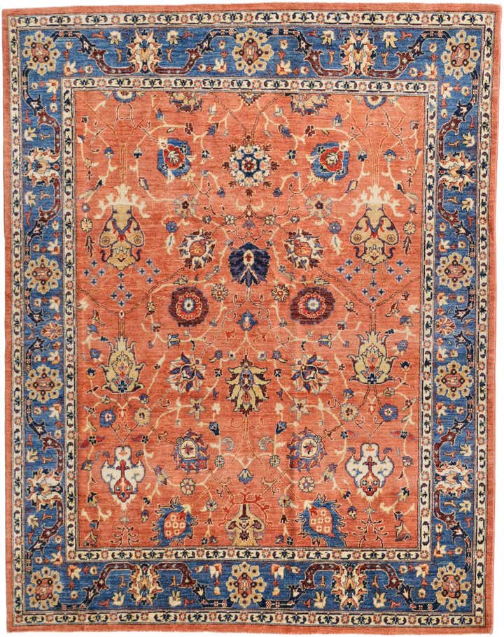 6' 6 x 8' 3 Hand Knotted Ziegler Rug