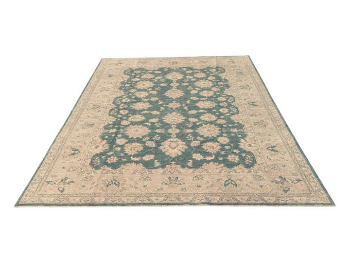 6' 8 x 9' 6 Hand Knotted Ziegler Rug