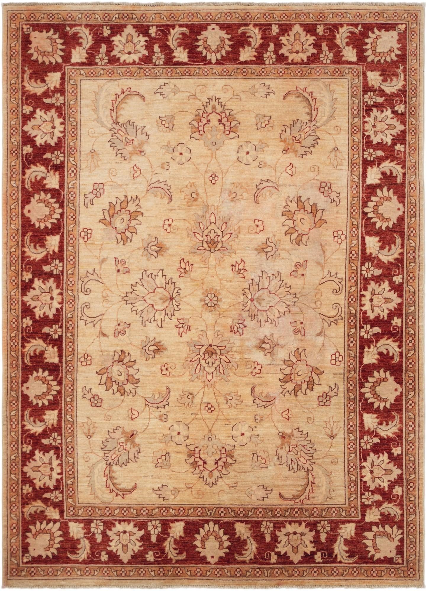 5' x 6' 11 Hand Knotted Ziegler Rug