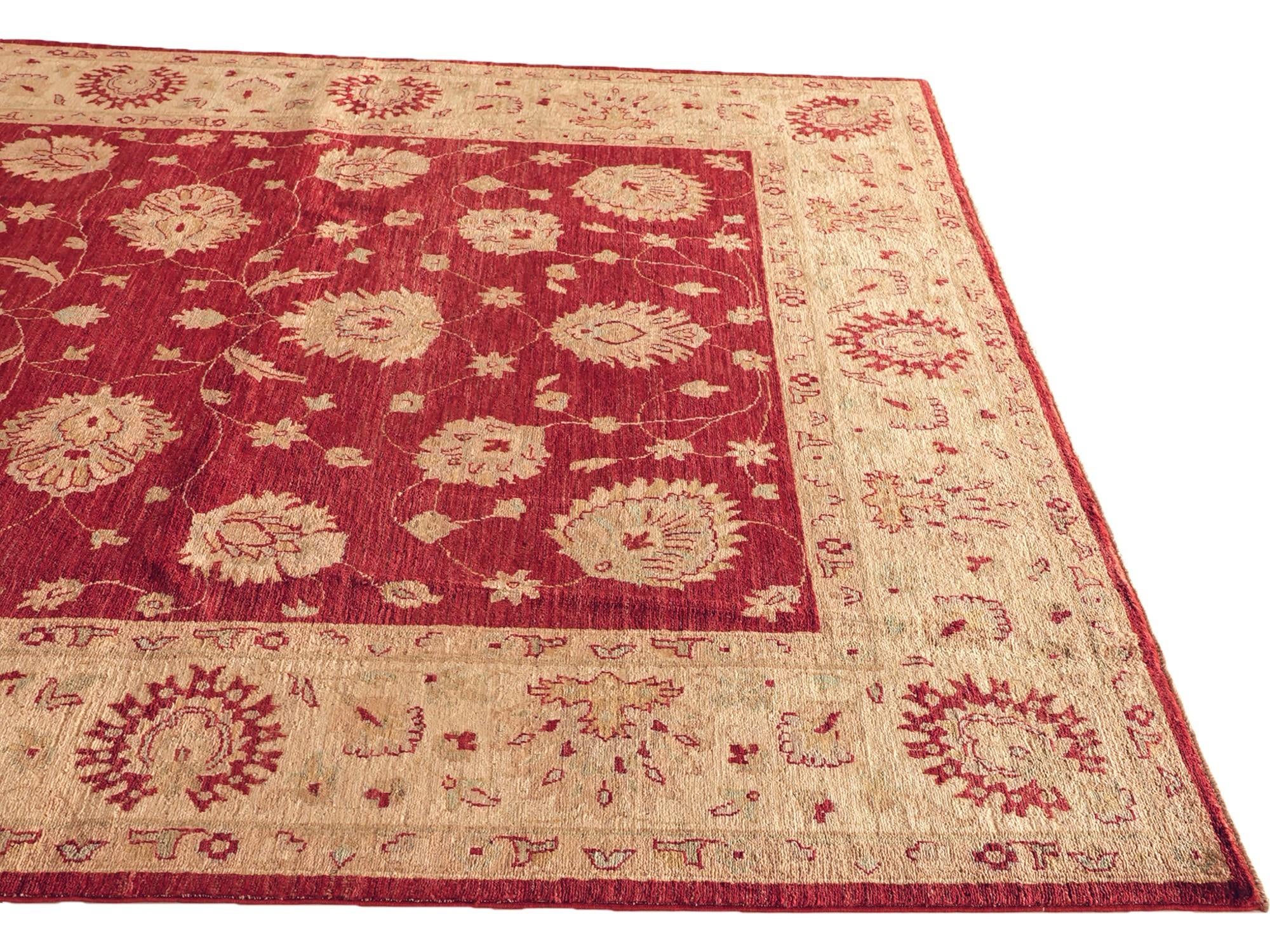Detail image 6 of 10: 6' 6 x 7' 7 Hand Knotted Ziegler Rug