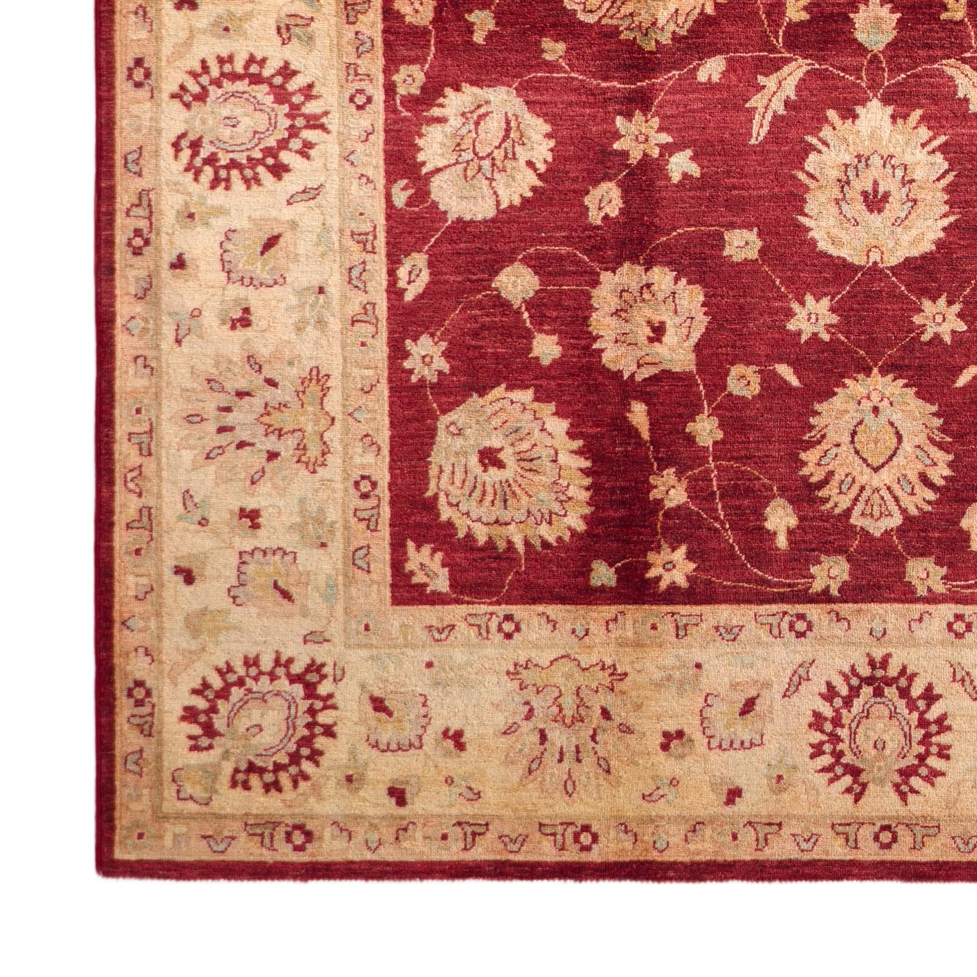 Detail image 7 of 10: 6' 6 x 7' 7 Hand Knotted Ziegler Rug