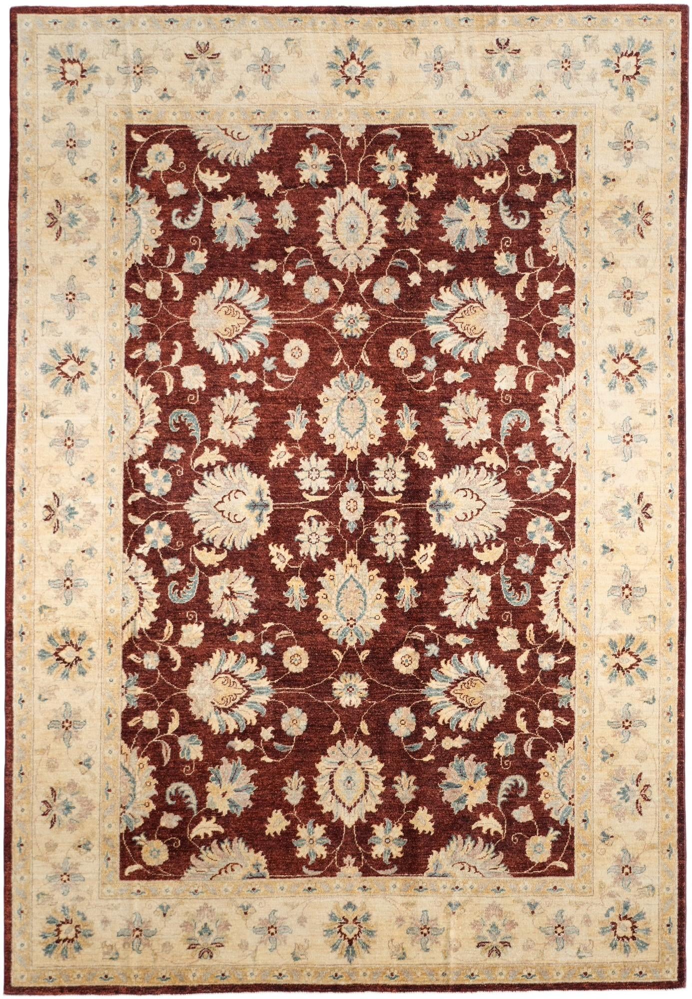 6' 10 x 9' 11 Hand Knotted Ziegler Rug