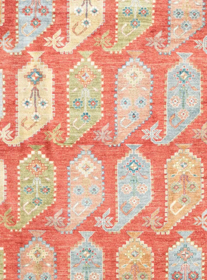 6' 9 x 10' Hand Knotted Ziegler Rug