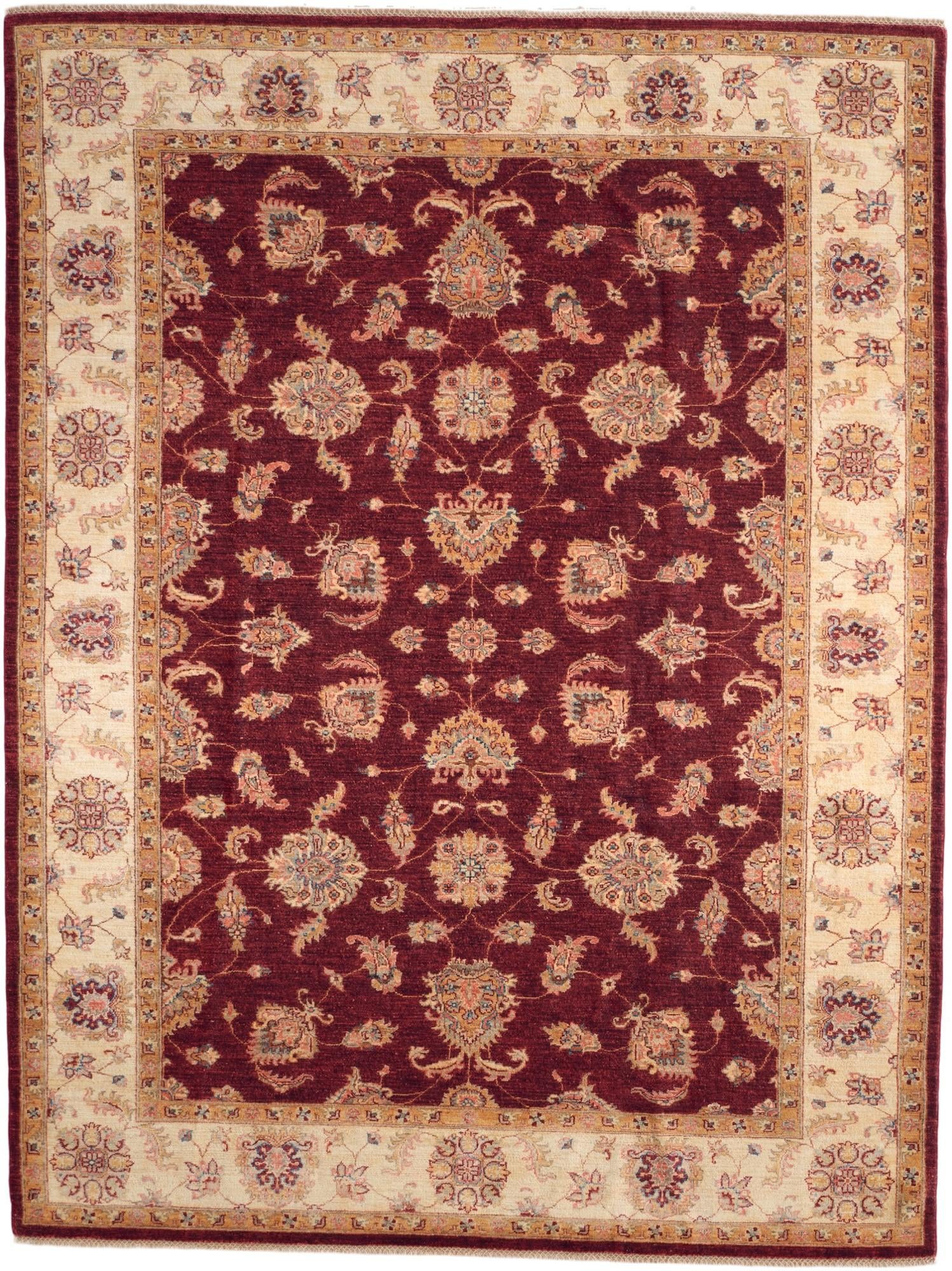 6' 11 x 9' 3 Hand Knotted Ziegler Rug