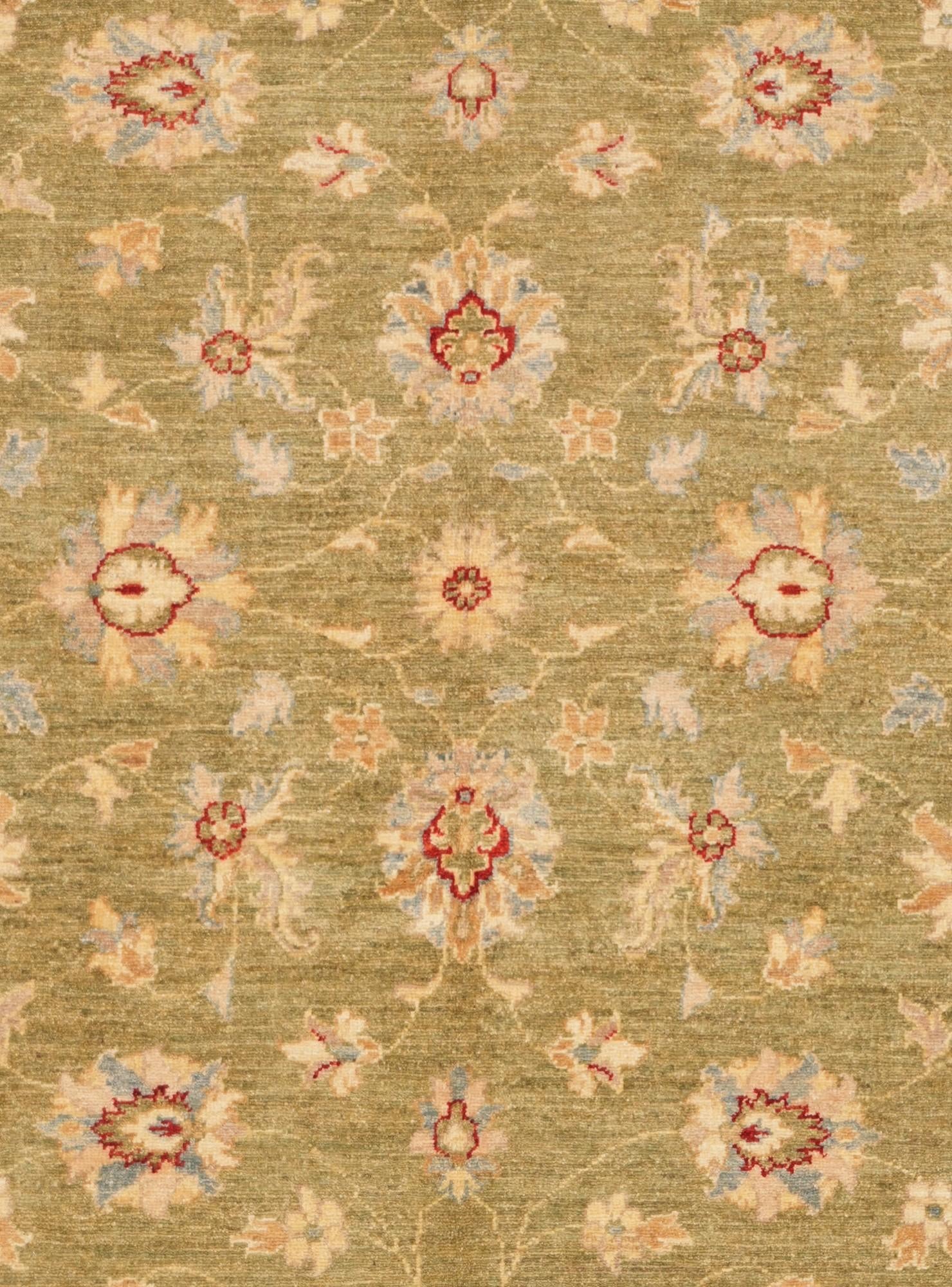 5' 8 x 7' 7 Hand Knotted Ziegler Rug