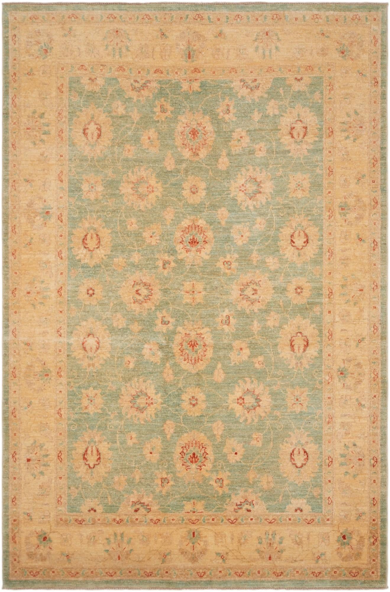 4' 10 x 7' 5 Hand Knotted Ziegler Rug