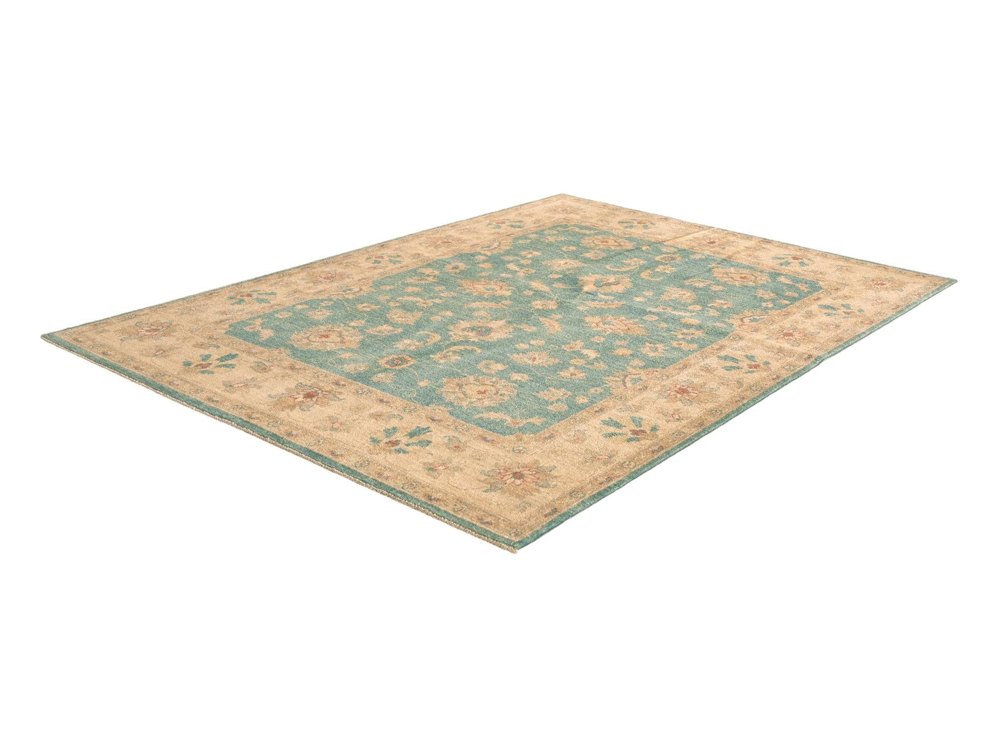 165cm x 235cm Hand Knotted Ziegler Rug