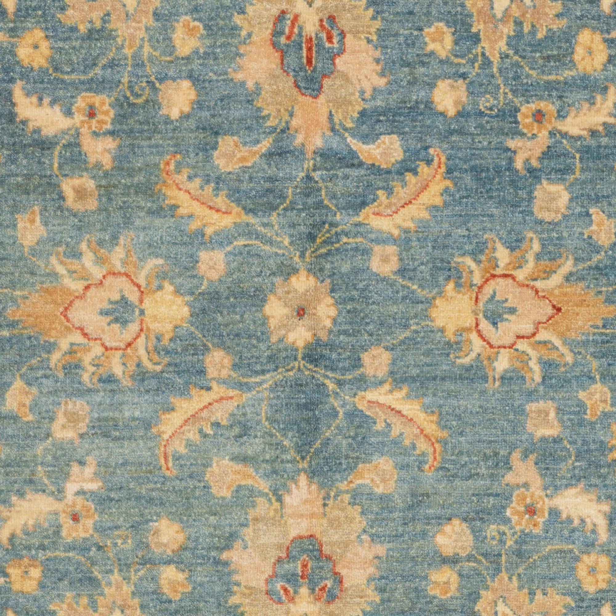 165cm x 235cm Hand Knotted Ziegler Rug