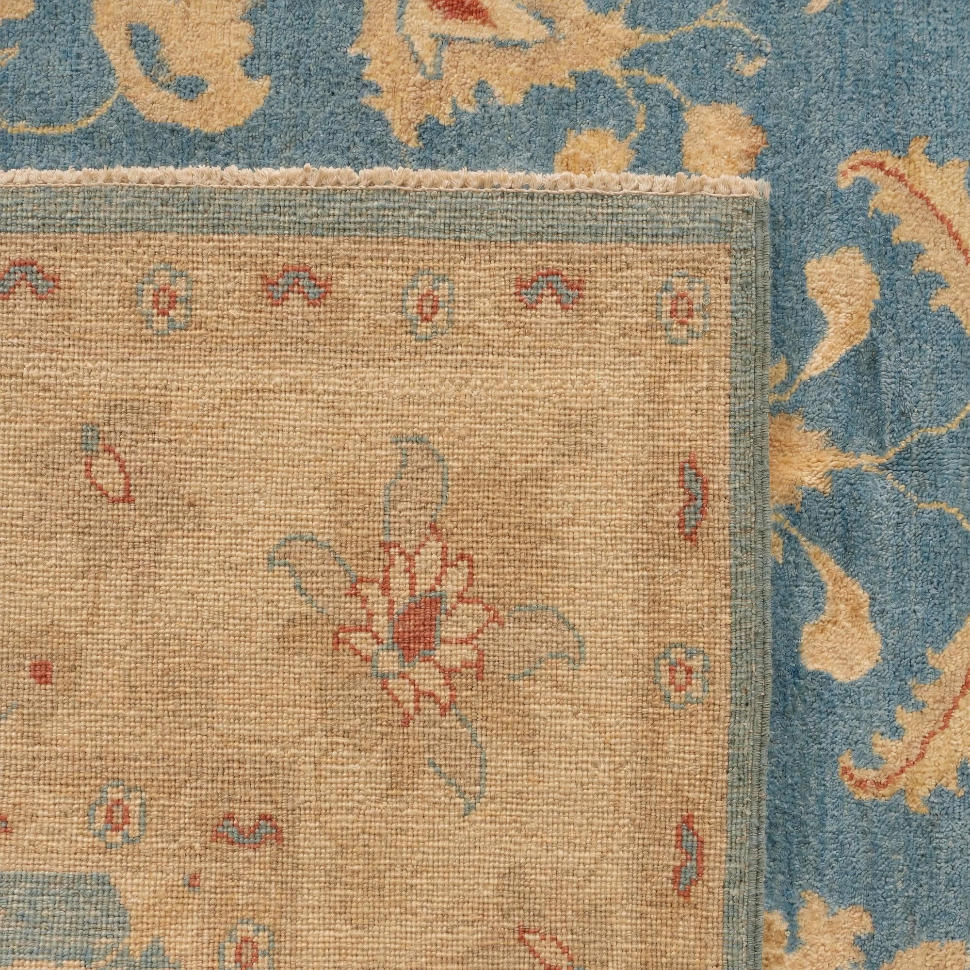 165cm x 235cm Hand Knotted Ziegler Rug