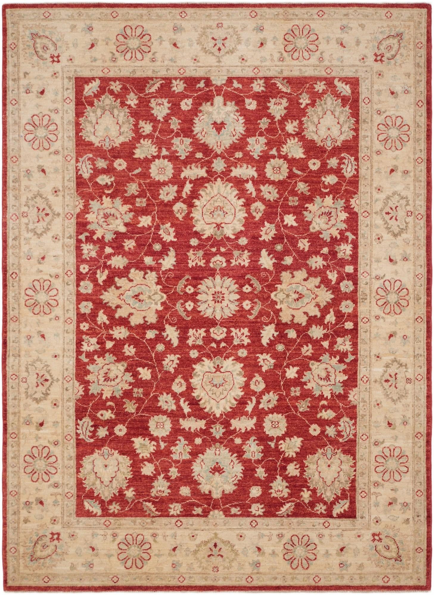 5' 7 x 7' 9 Hand Knotted Ziegler Rug
