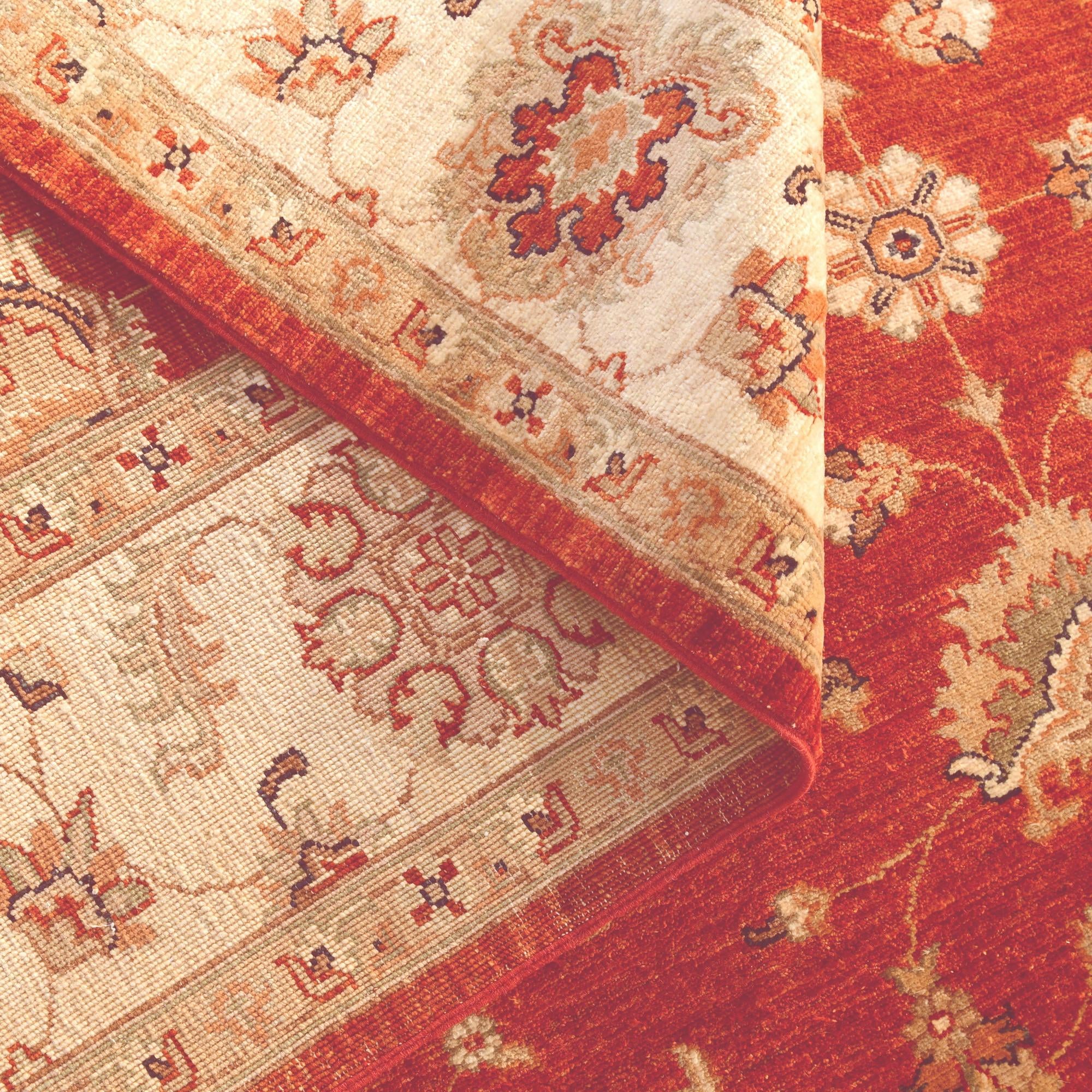7' 1 x 9' 4 Hand Knotted Ziegler Rug