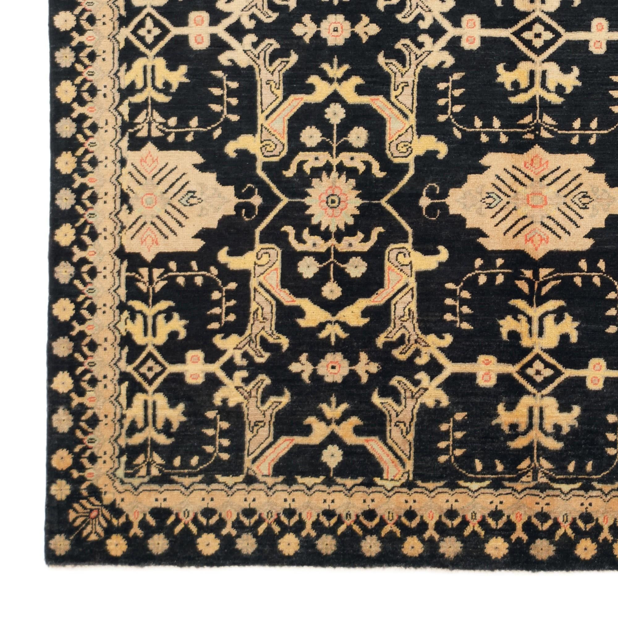 5' 6 x 7' 10 Hand Knotted Ziegler Rug
