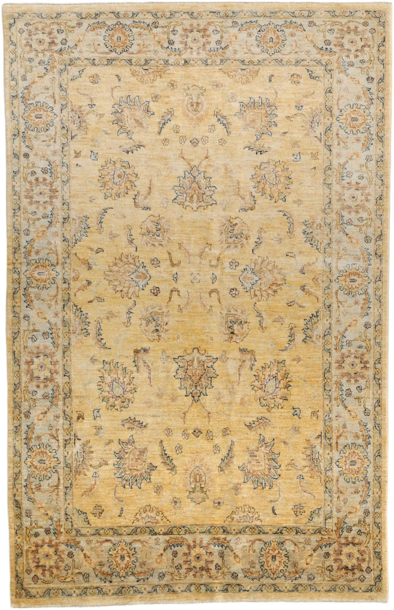 4' 10 x 7' 6 Hand Knotted Ziegler Rug