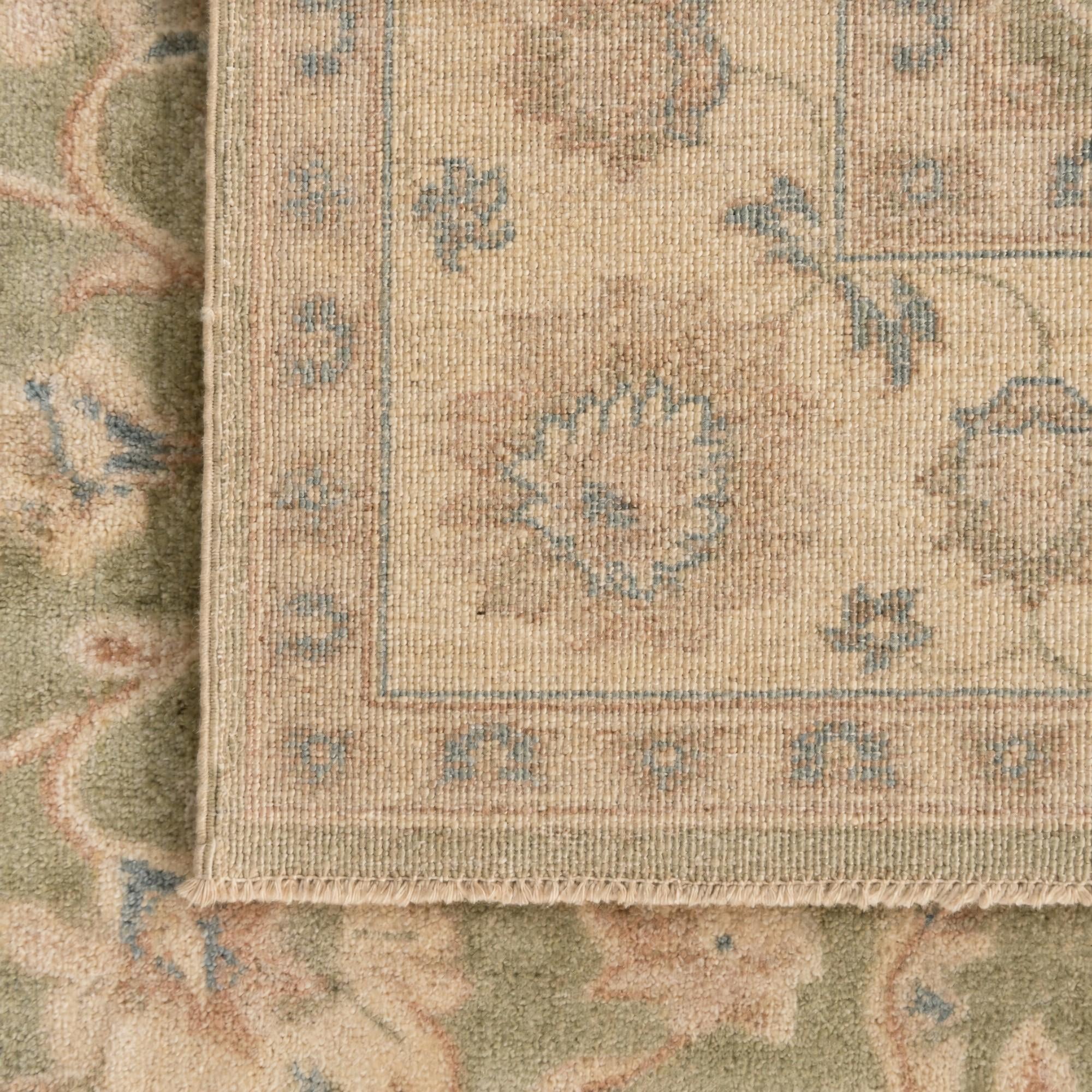 155cm x 215cm Hand Knotted Ziegler Rug