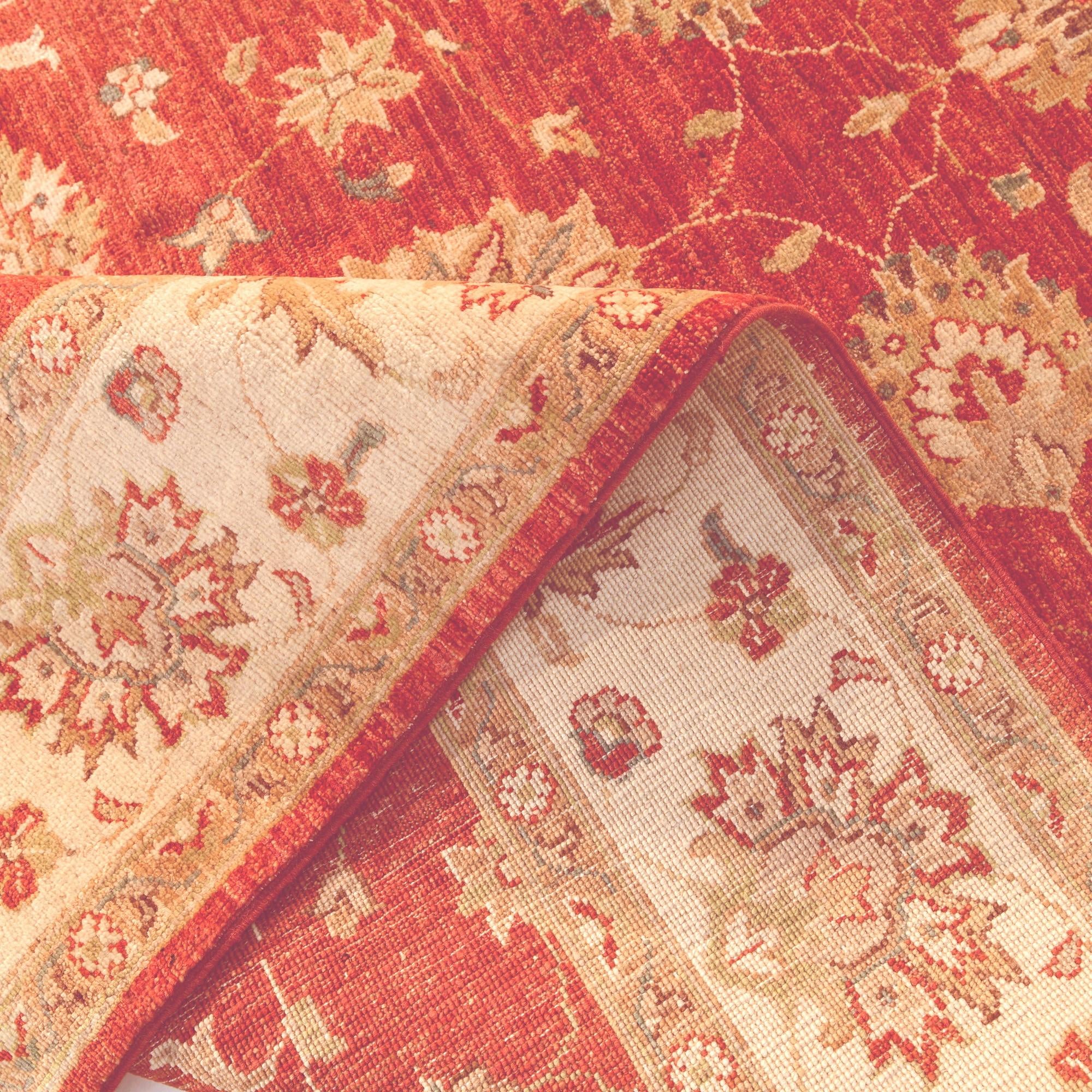 5' 2 x 6' 11 Hand Knotted Ziegler Rug