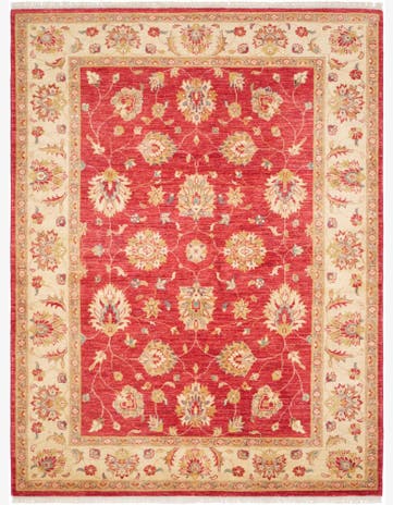 5' 2 x 6' 11 Hand Knotted Ziegler Rug