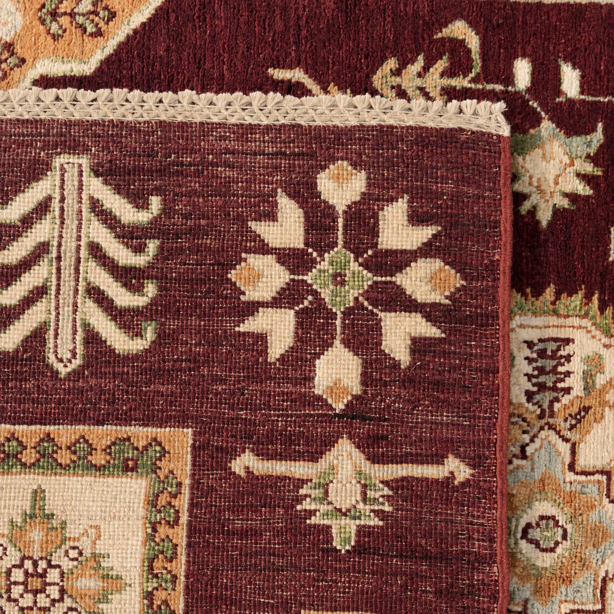 155cm x 225cm Hand Knotted Ziegler Rug