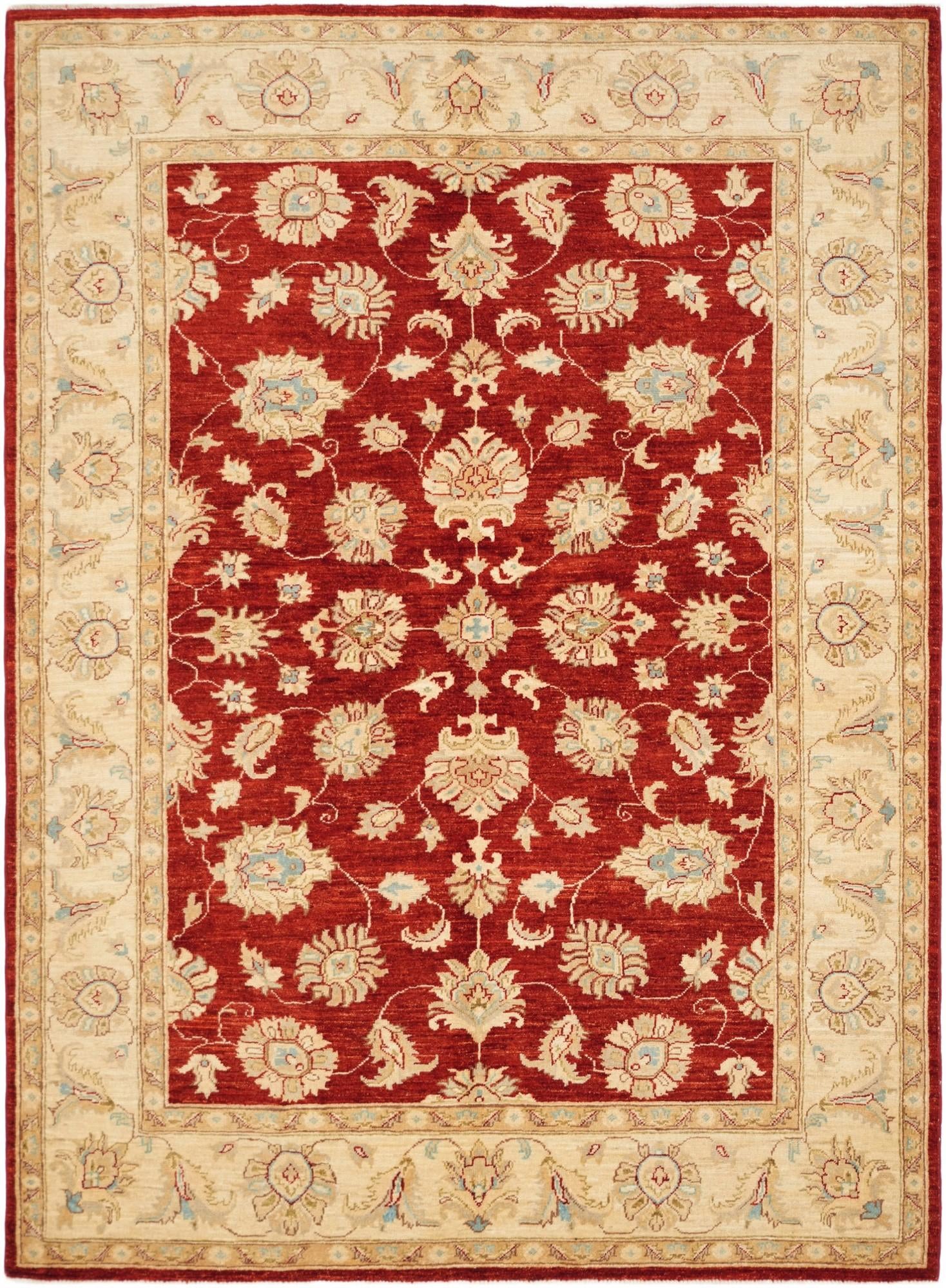 5' 8 x 7' 9 Hand Knotted Ziegler Rug