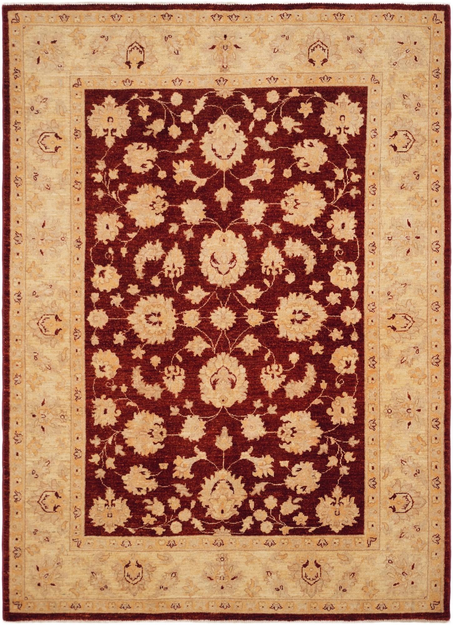 5' 7 x 7' 9 Hand Knotted Ziegler Rug