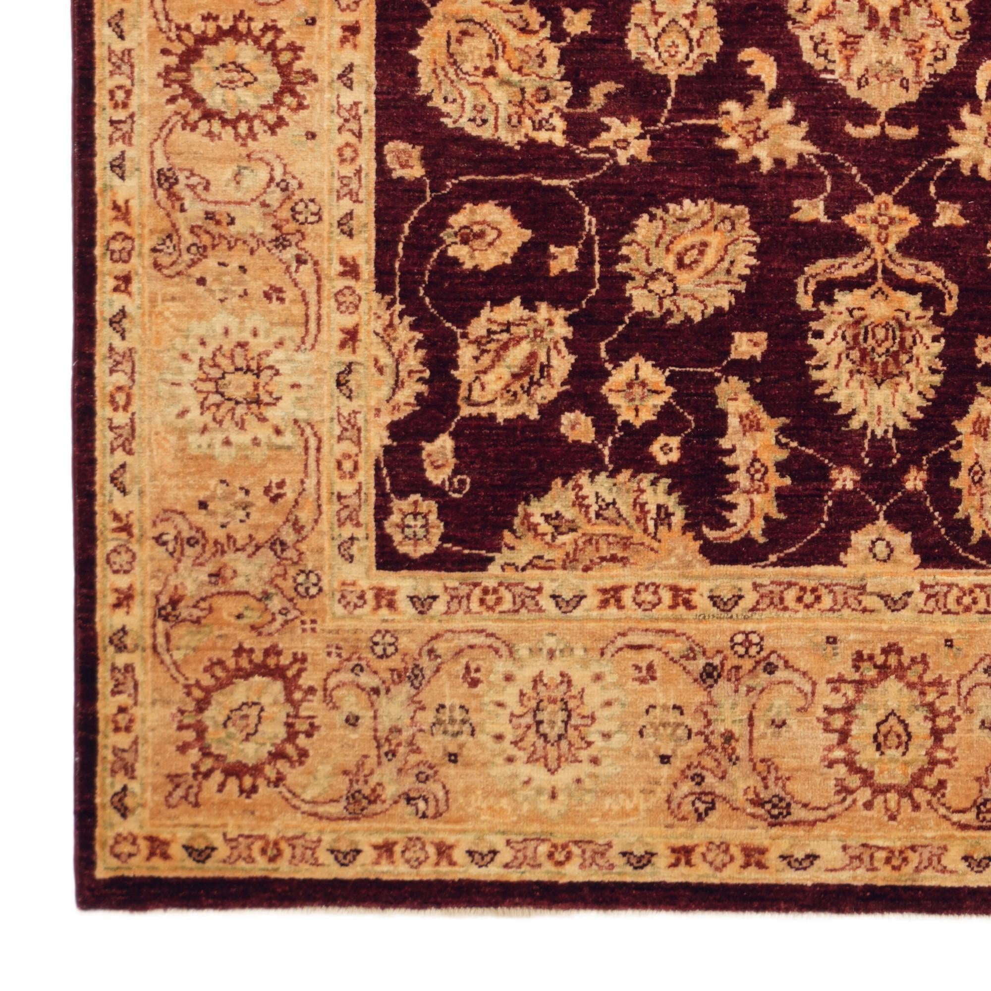 4' 11 x 6' 10 Hand Knotted Ziegler Rug