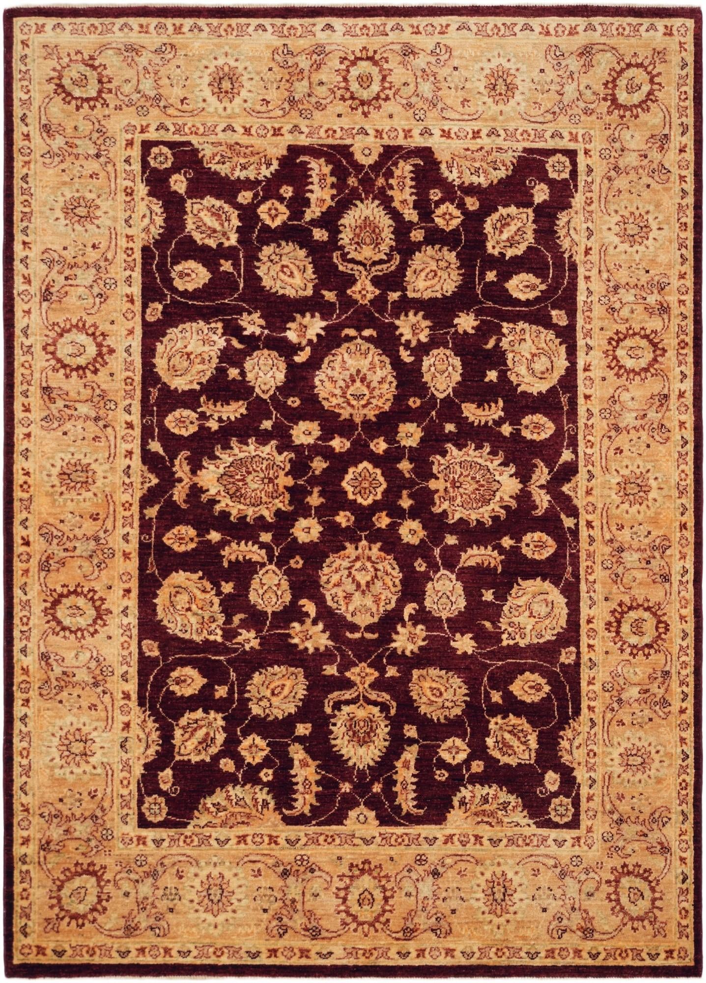 4' 11 x 6' 10 Hand Knotted Ziegler Rug
