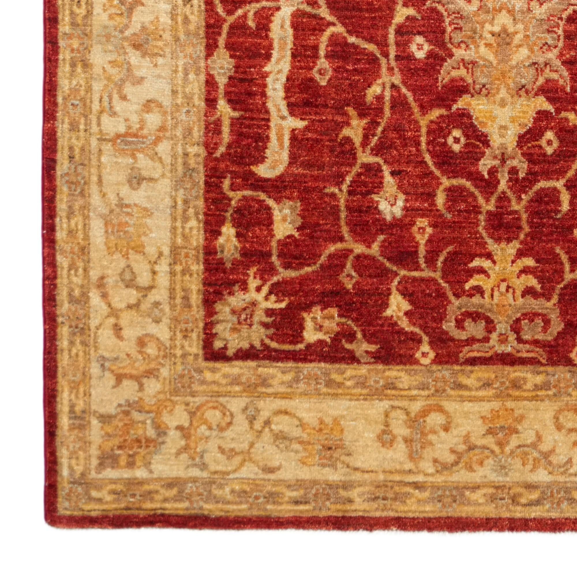4' 2 x 7' 1 Hand Knotted Ziegler Rug