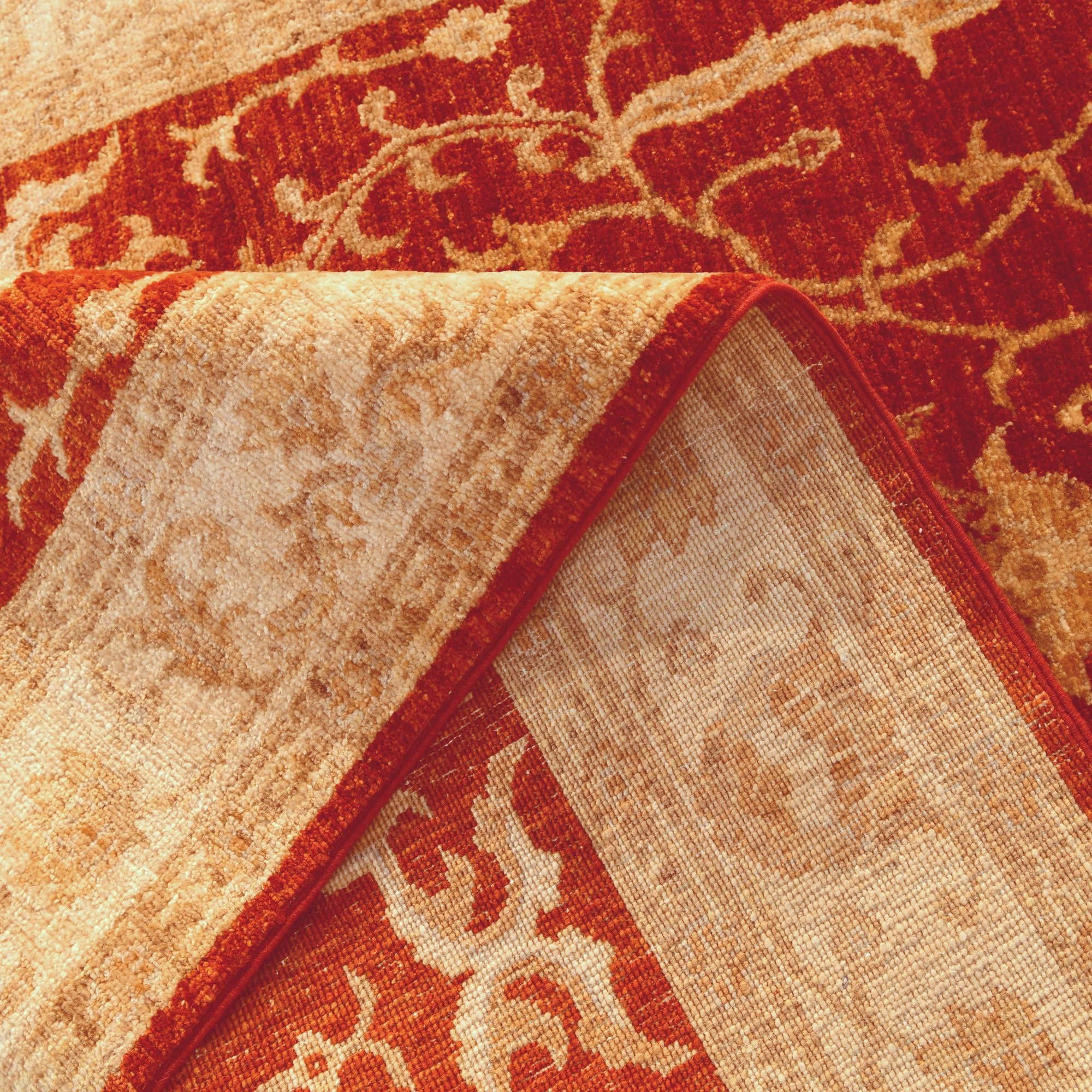 4' 2 x 7' 1 Hand Knotted Ziegler Rug