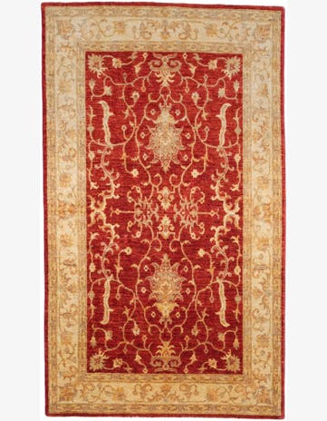 4' 2 x 7' 1 Hand Knotted Ziegler Rug