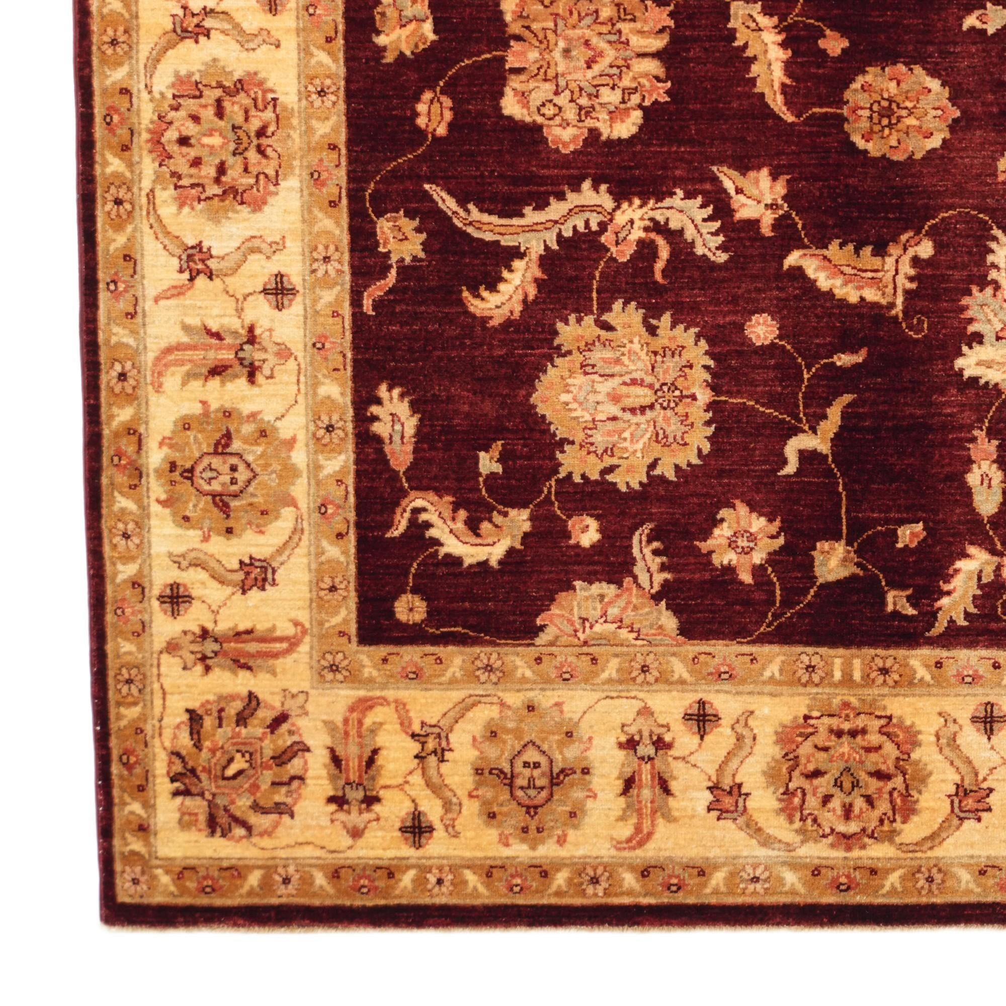 5' 9 x 8' Hand Knotted Ziegler Rug