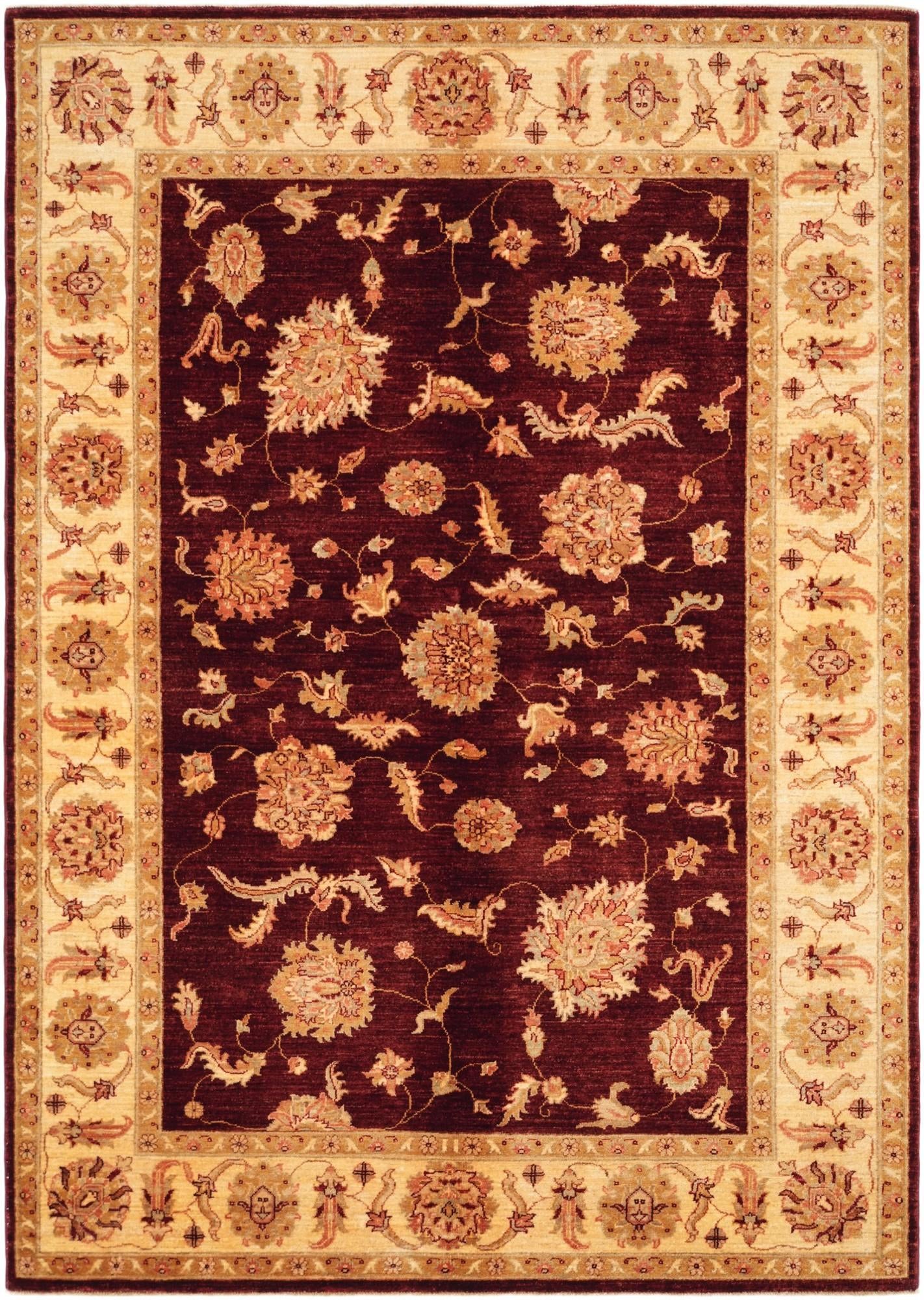 5' 9 x 8' Hand Knotted Ziegler Rug