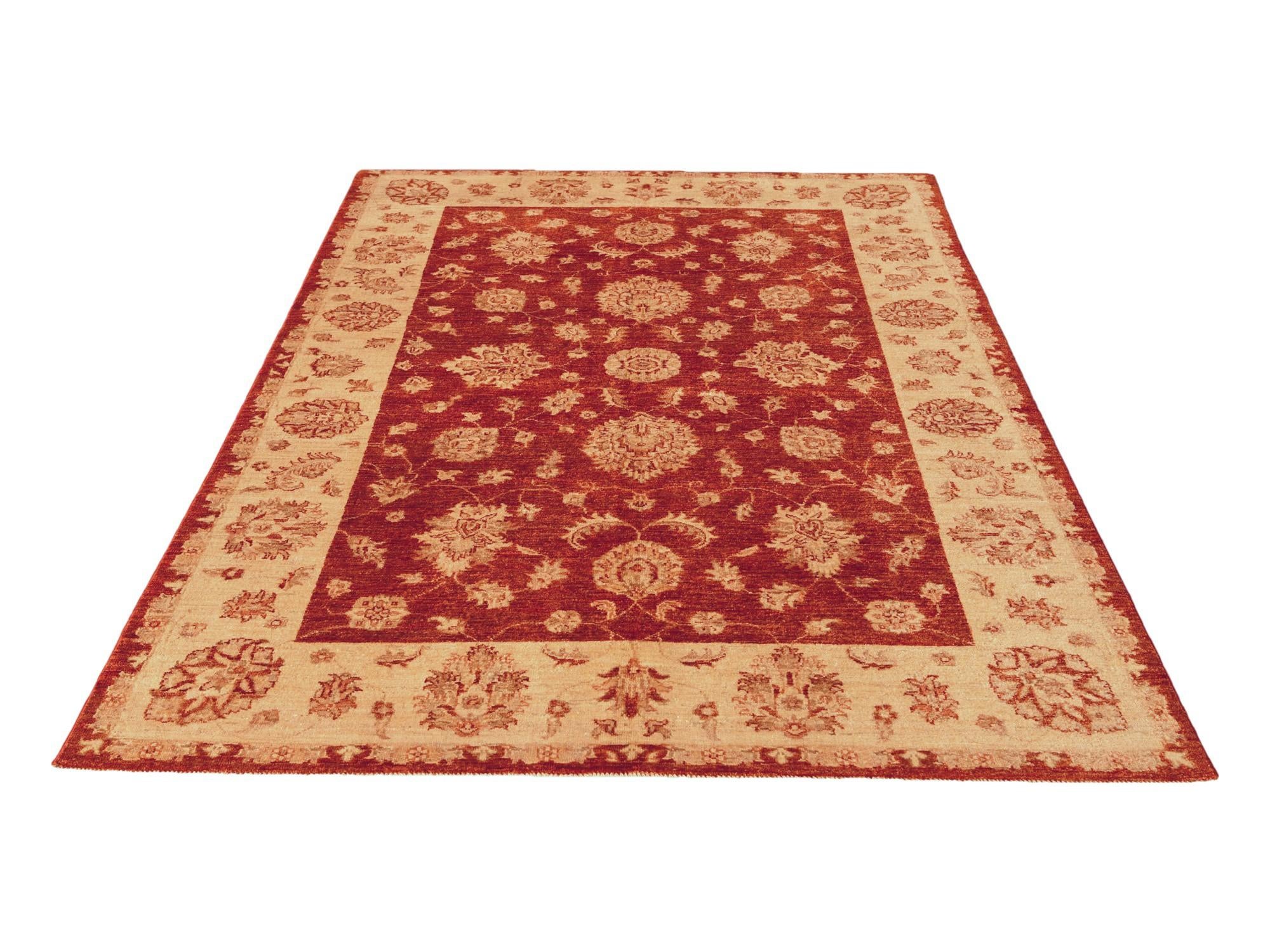 5' 7 x 8' 2 Hand Knotted Ziegler Rug