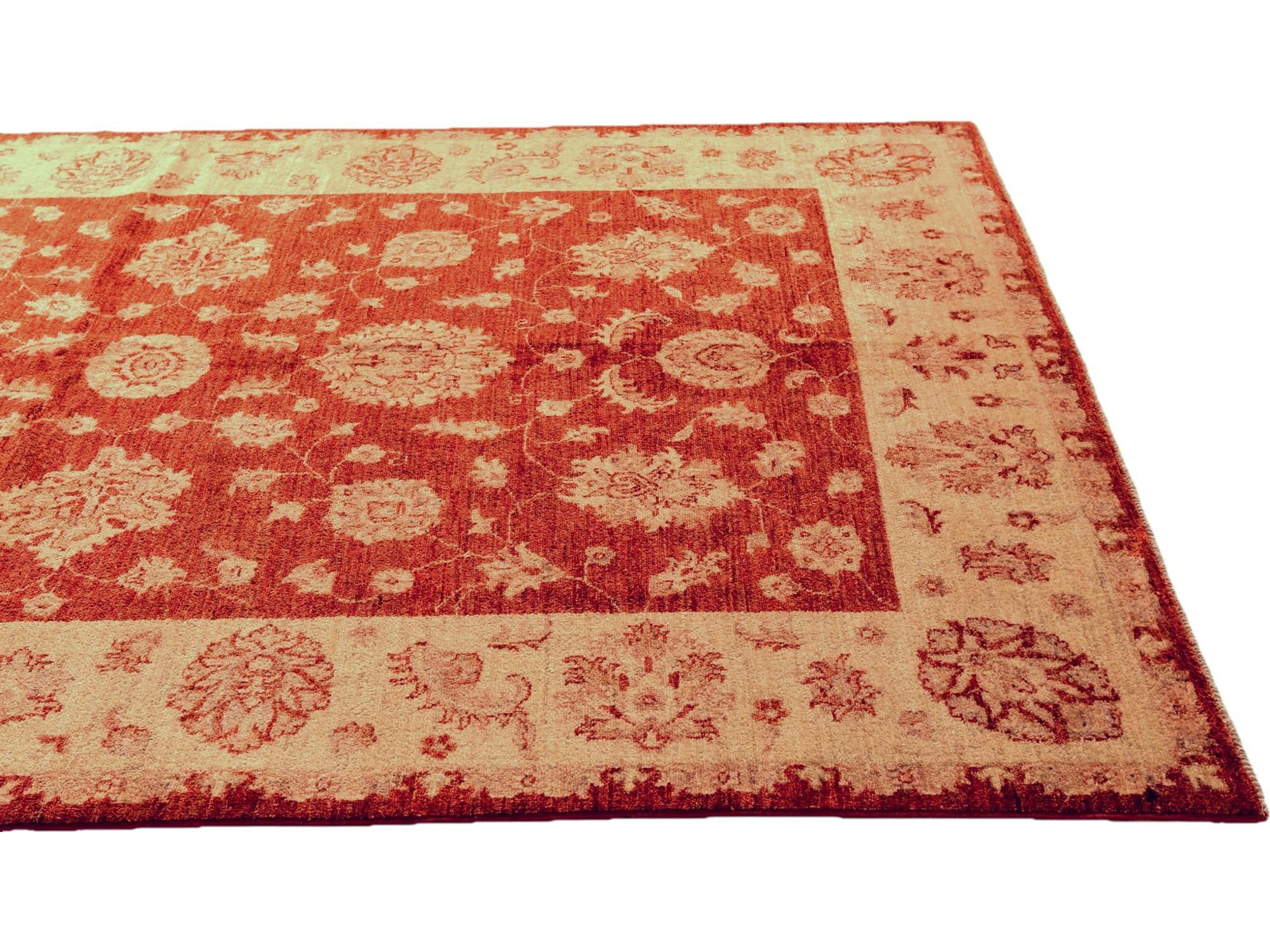 5' 7 x 8' 2 Hand Knotted Ziegler Rug