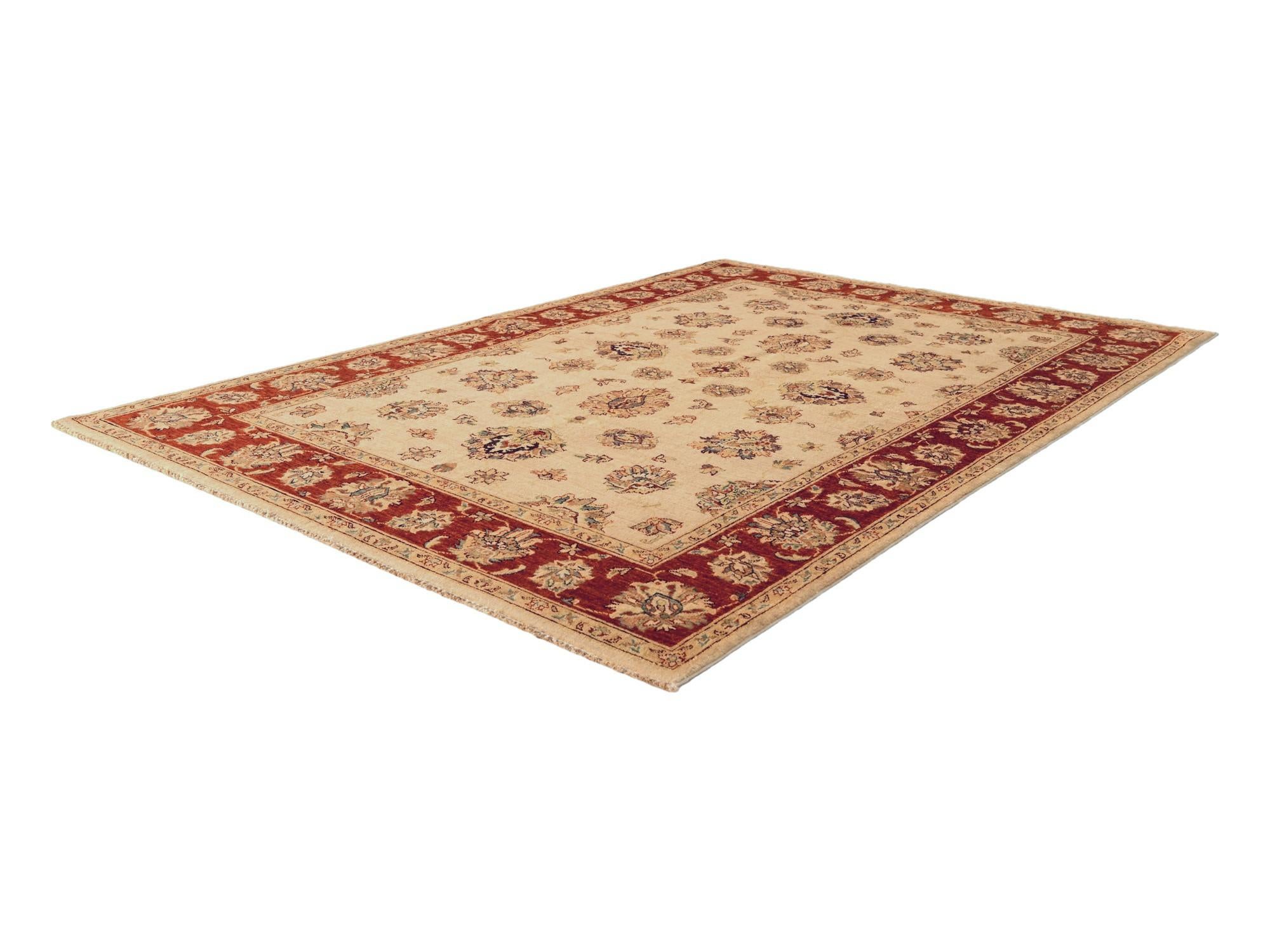 5' 10 x 8' 3 Hand Knotted Ziegler Rug
