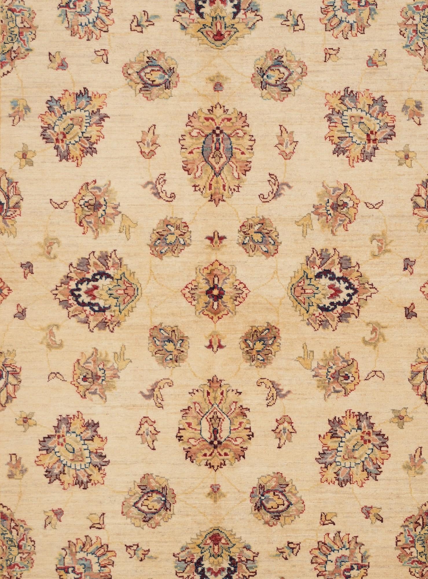5' 10 x 8' 3 Hand Knotted Ziegler Rug