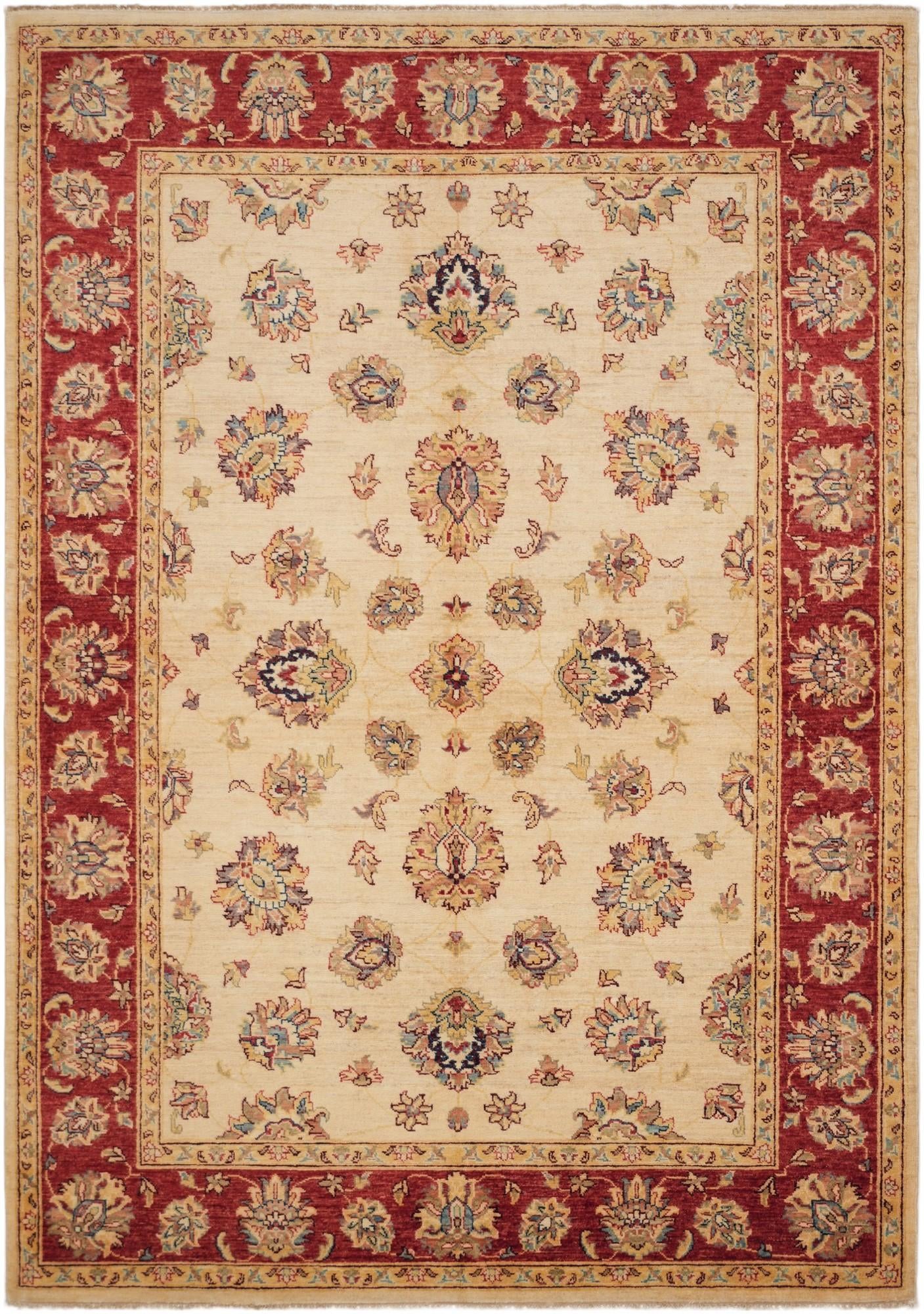 5' 10 x 8' 3 Hand Knotted Ziegler Rug