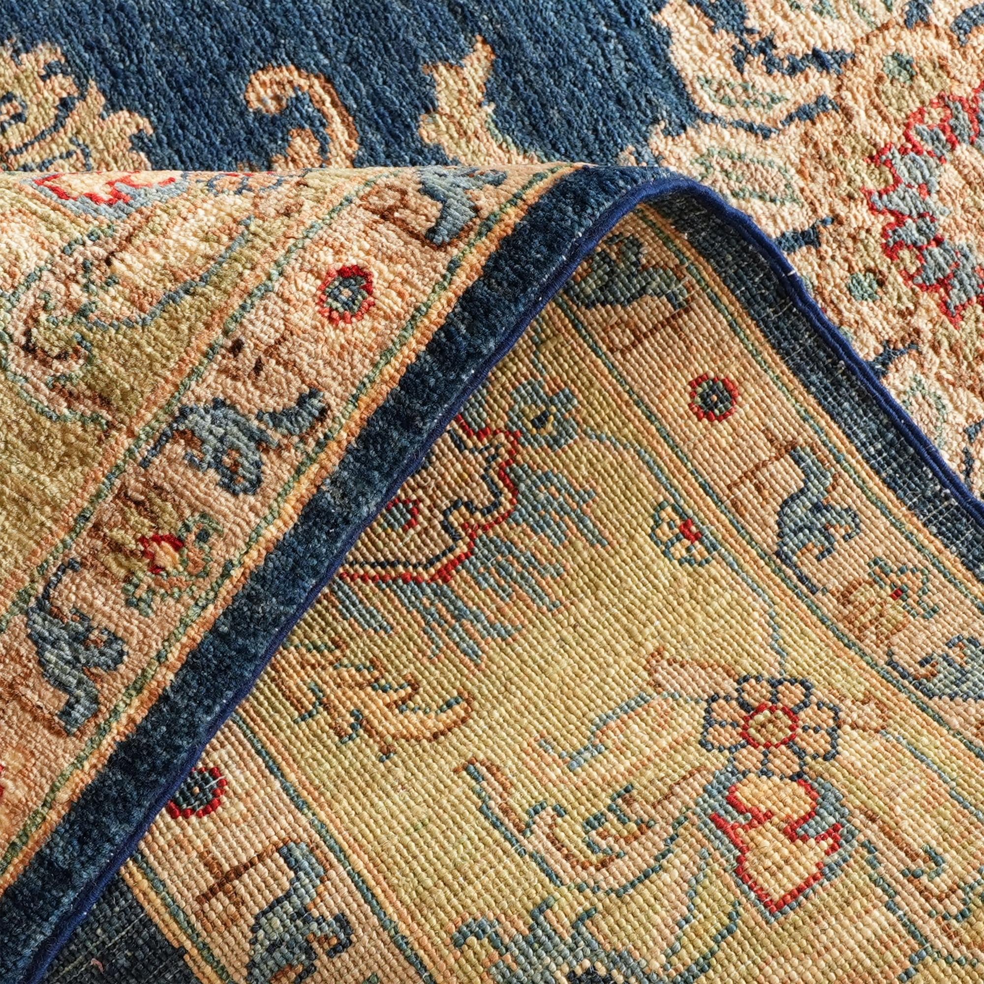 Detail image 8 of 10: 5' 9 x 7' 10 Hand Knotted Ziegler Rug