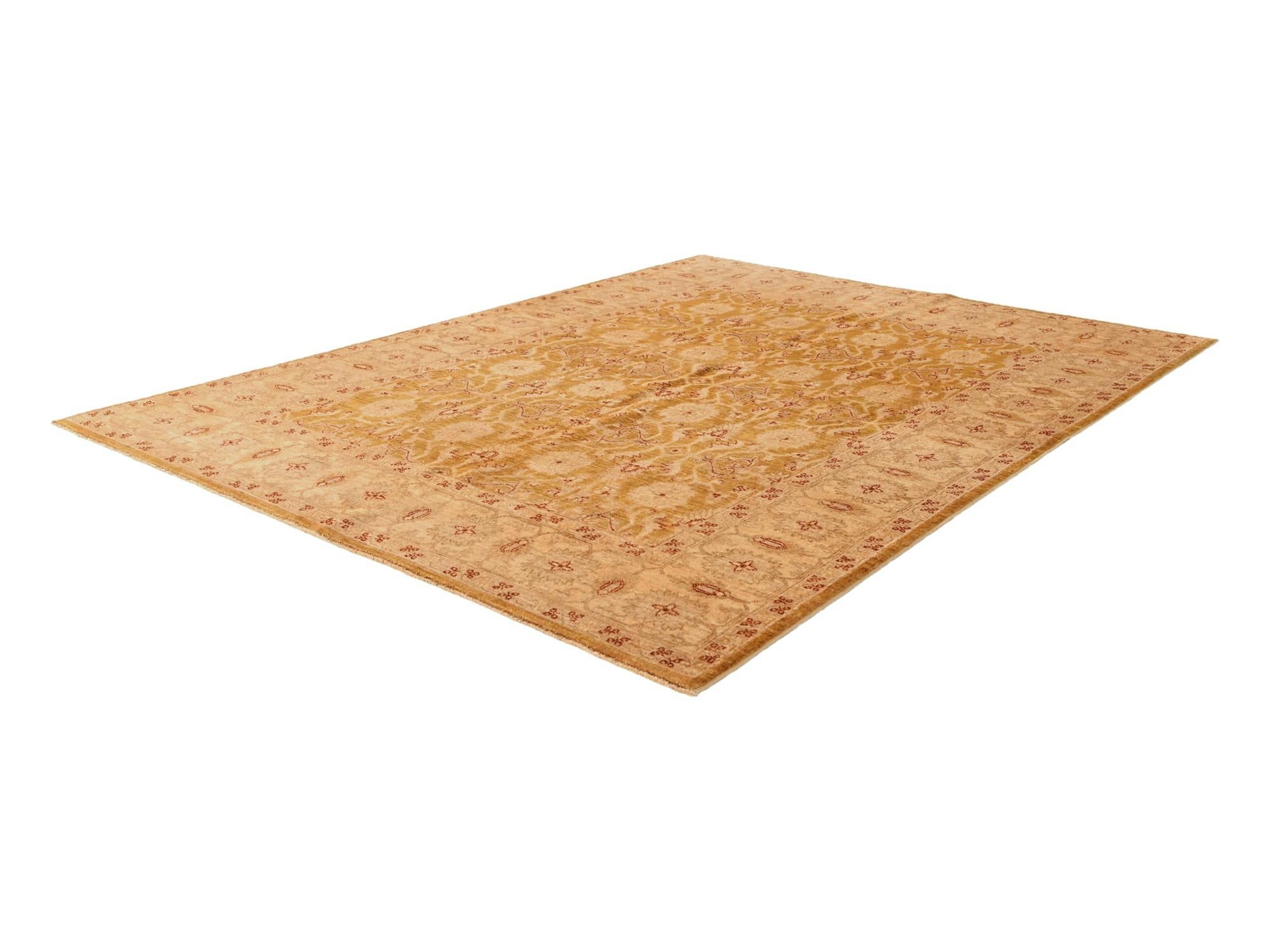 5' 7 x 7' 3 Hand Knotted Ziegler Rug