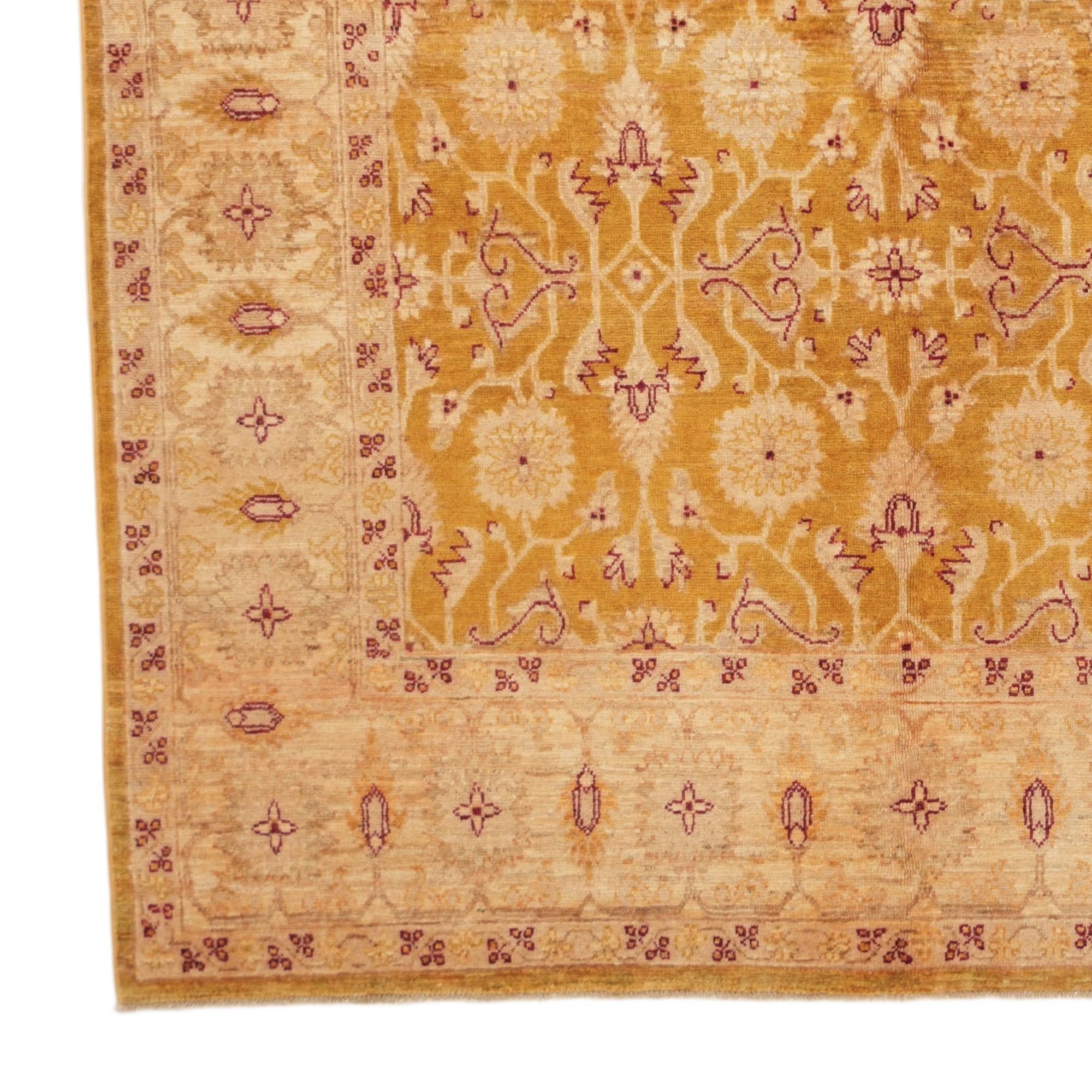170cm x 220cm Hand Knotted Ziegler Rug
