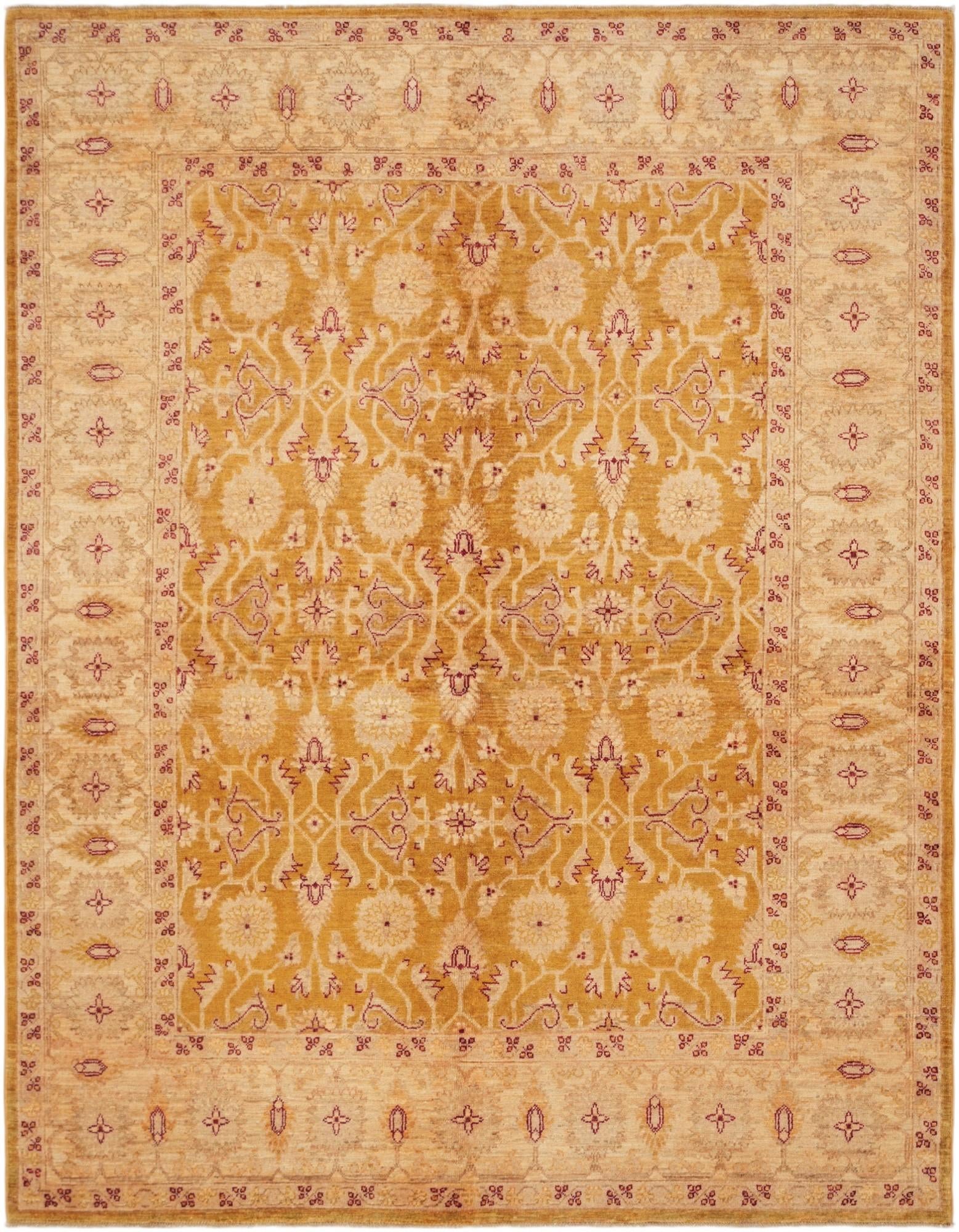 5' 7 x 7' 3 Hand Knotted Ziegler Rug