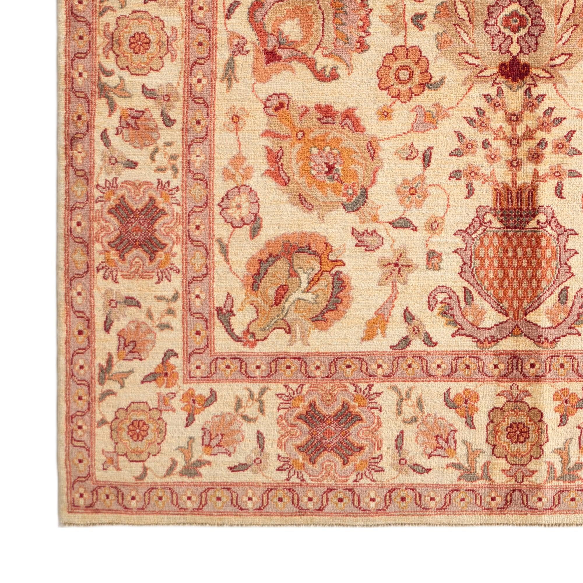 180cm x 240cm Hand Knotted Ziegler Rug